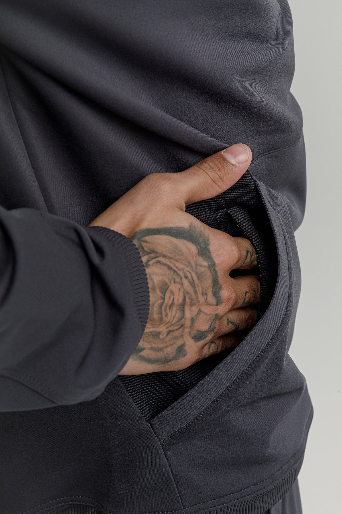 Yarım Fermuarlı Erkek Dik Yaka Sweatshirt - 180001-M.02