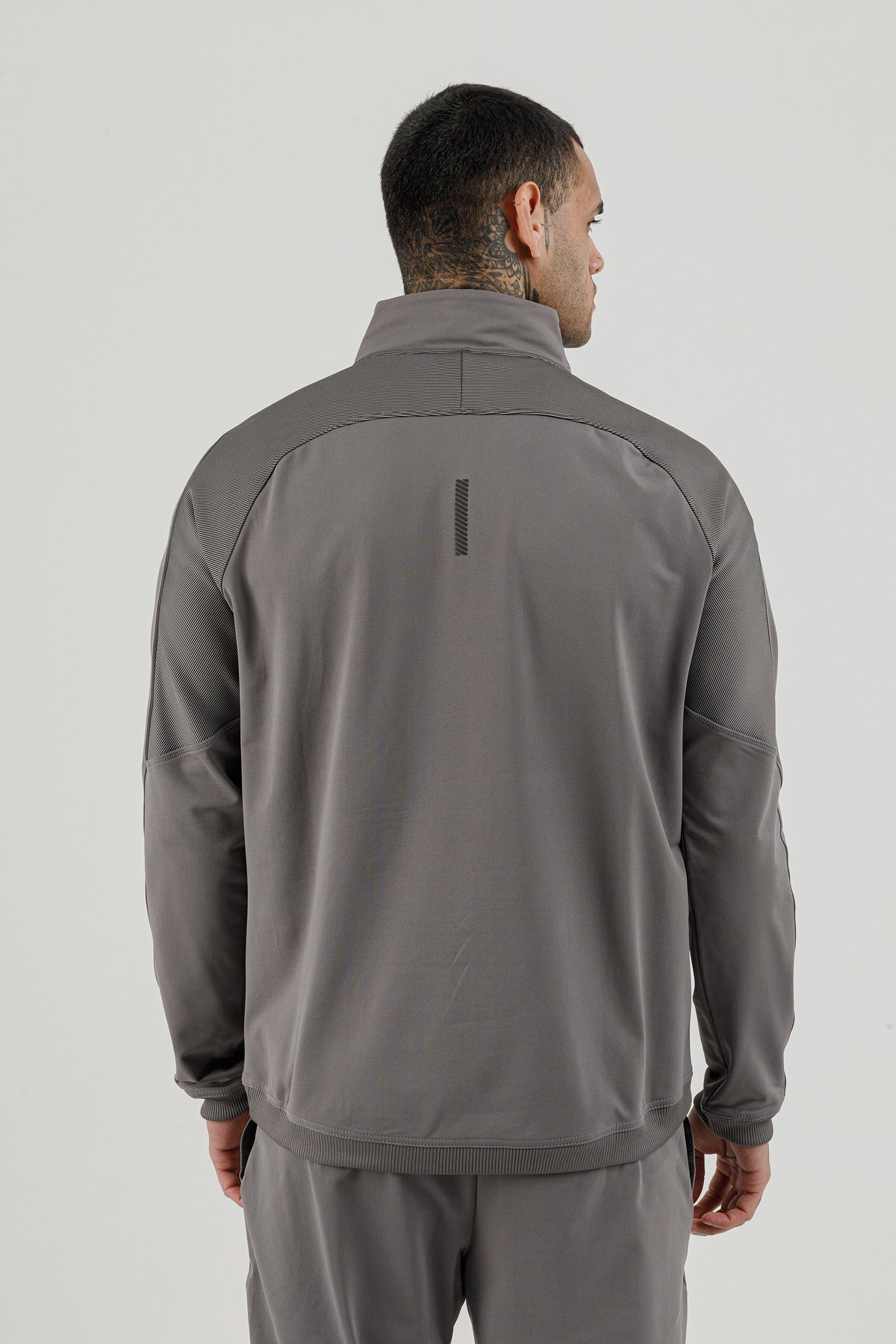 Yarım Fermuarlı Erkek Dik Yaka Sweatshirt - 180001-M.02