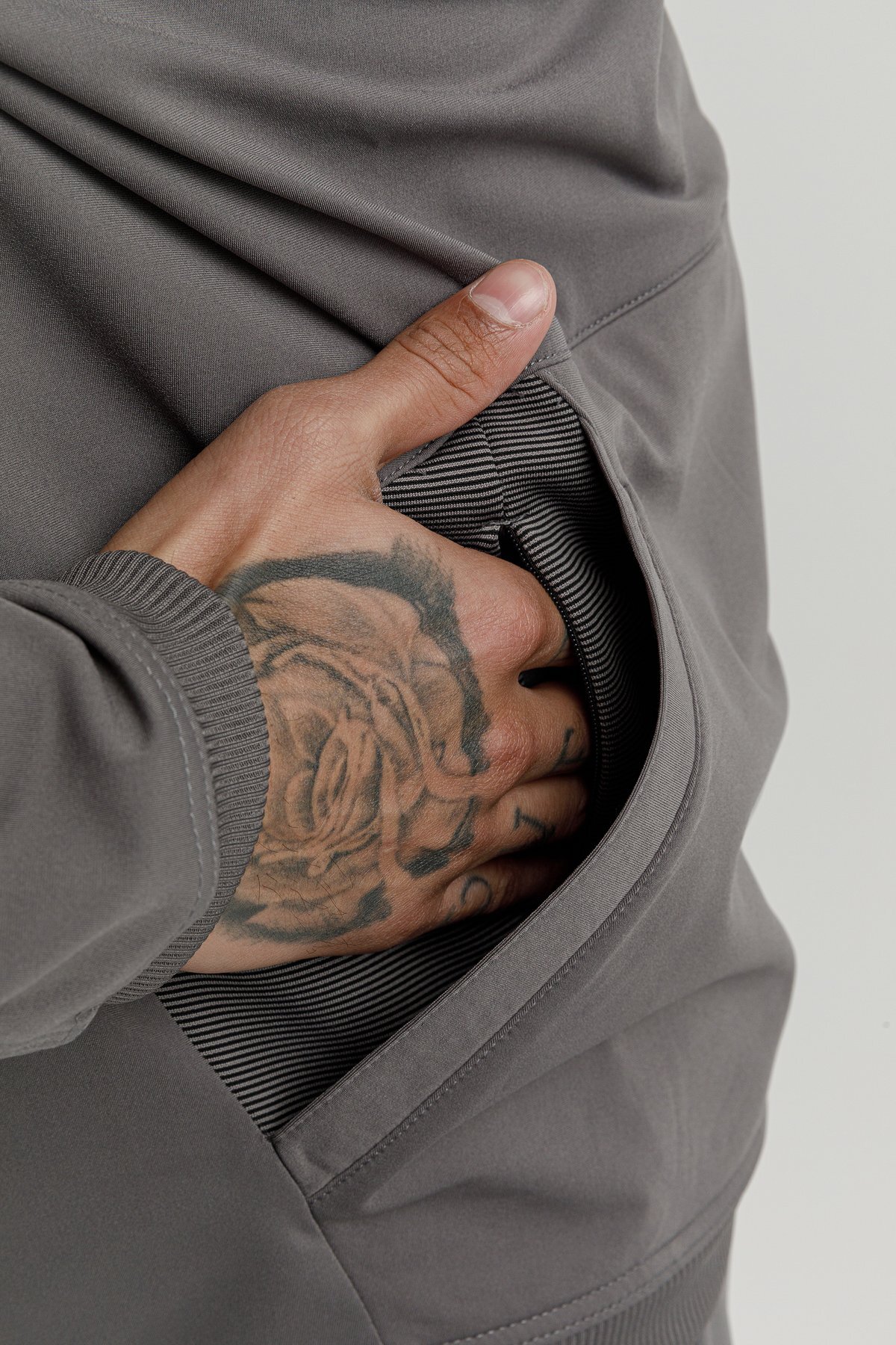 Yarım Fermuarlı Erkek Dik Yaka Sweatshirt - 180001-M.02