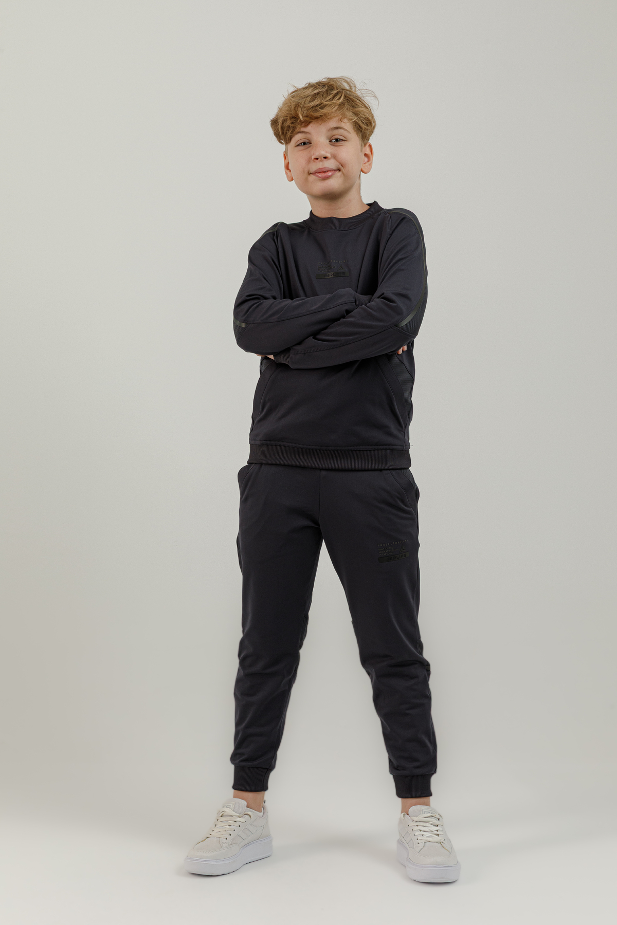 Sıfır Yaka Genç Çocuk (Erkek) Sweatshirt - 180005-M.01