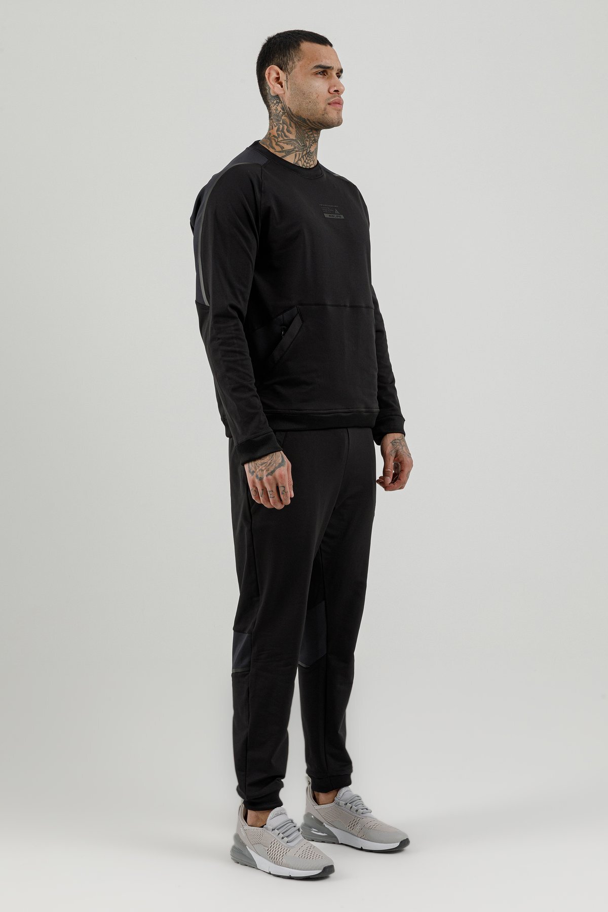 Sıfır Yaka Erkek Sweatshirt - 180003-M.02