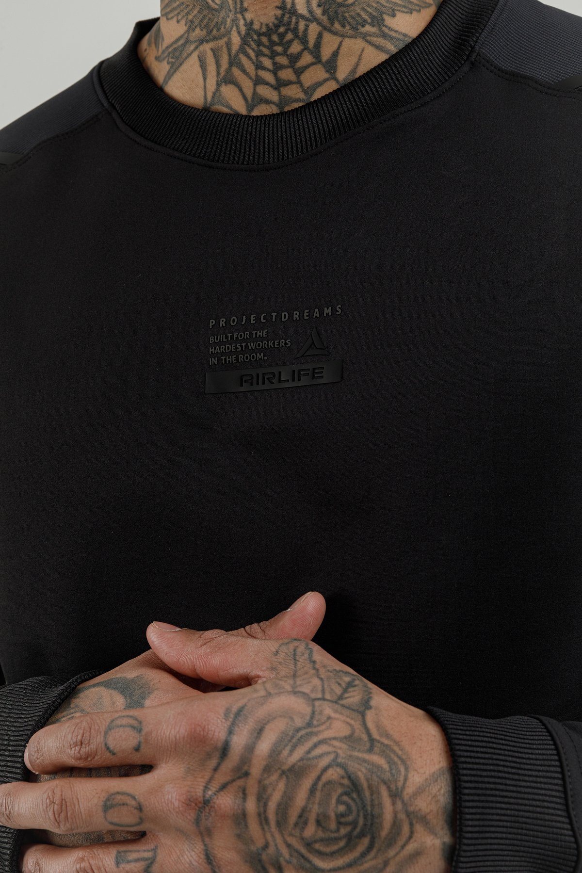 Sıfır Yaka Erkek Sweatshirt - 180003-M.02
