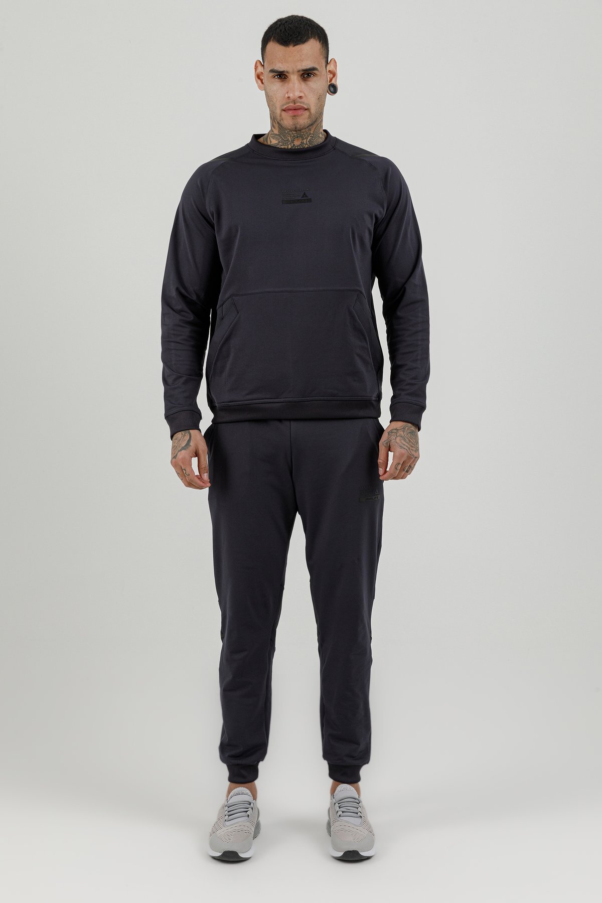 Sıfır Yaka Erkek Sweatshirt - 180003-M.02
