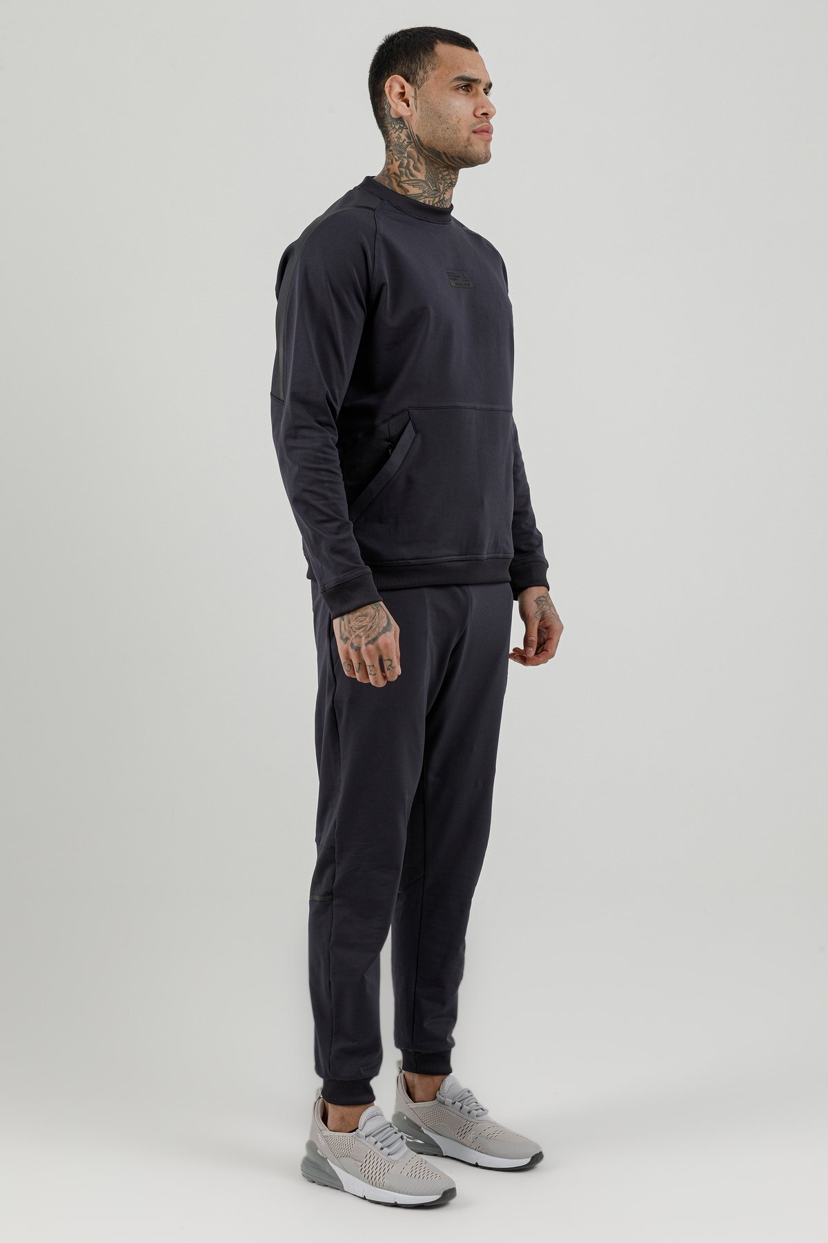 Sıfır Yaka Erkek Sweatshirt - 180003-M.02