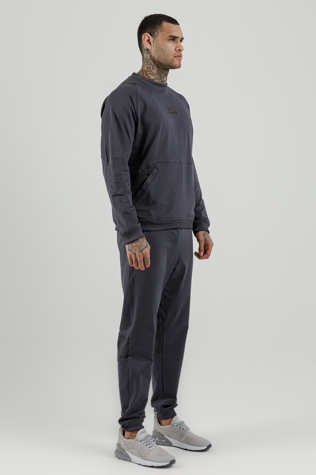 Sıfır Yaka Erkek Sweatshirt - 180003-M.02