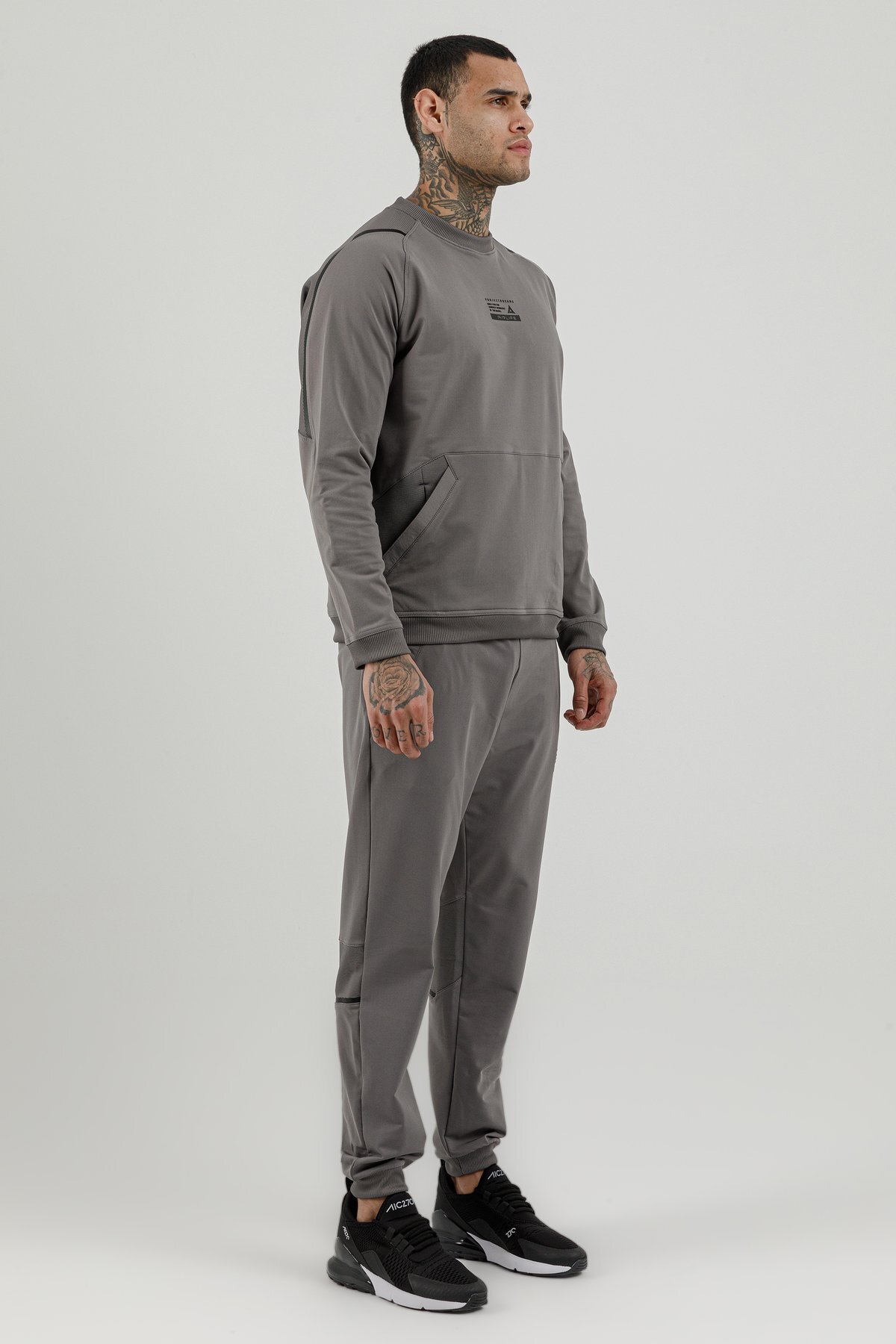 Sıfır Yaka Erkek Sweatshirt - 180003-M.02