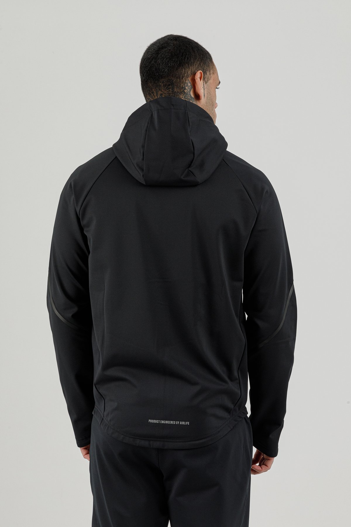 Tam Boy Fermuarlı Erkek Kapüşonlu Sweatshirt - 180006-M.02