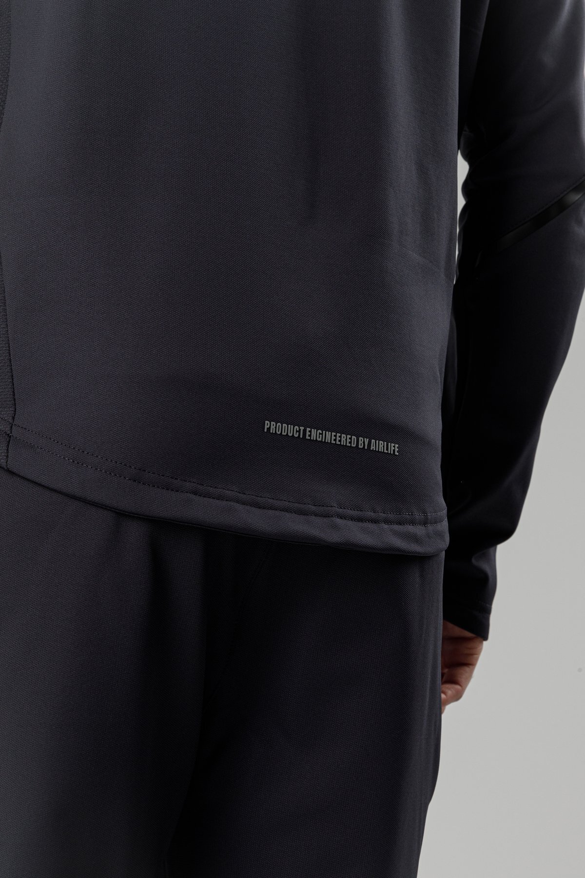 Tam Boy Fermuarlı Erkek Kapüşonlu Sweatshirt - 180006-M.02
