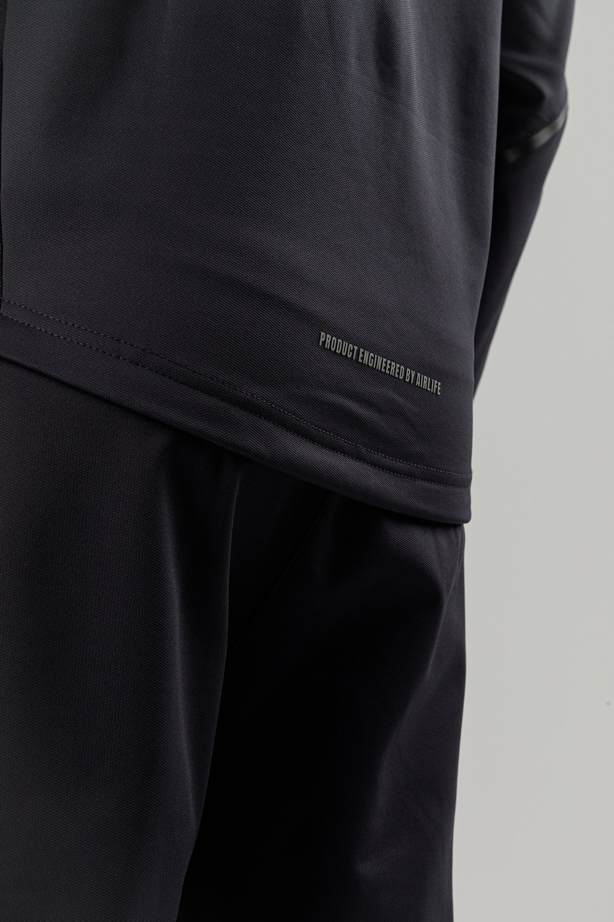 Tam Boy Fermuarlı Erkek Dik Yaka Sweatshirt - 180007-M.02