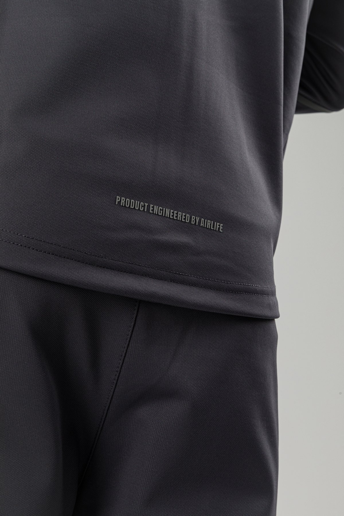 Tam Boy Fermuarlı Erkek Dik Yaka Sweatshirt - 180007-M.02