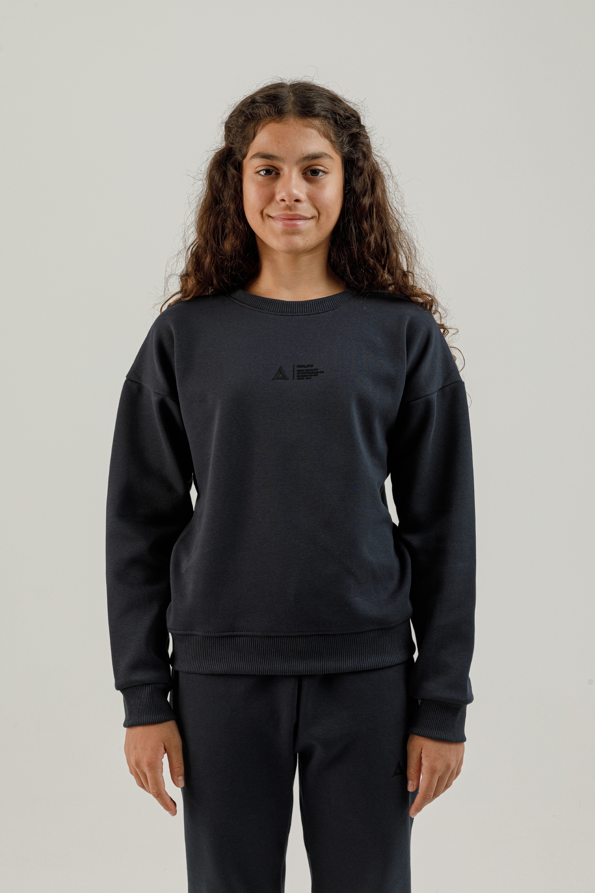 Sıfır Yaka Genç Çocuk Sweatshirt - 180013-U.01