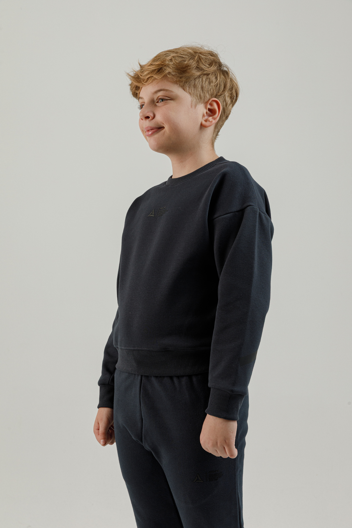 Sıfır Yaka Genç Çocuk Sweatshirt - 180013-U.01