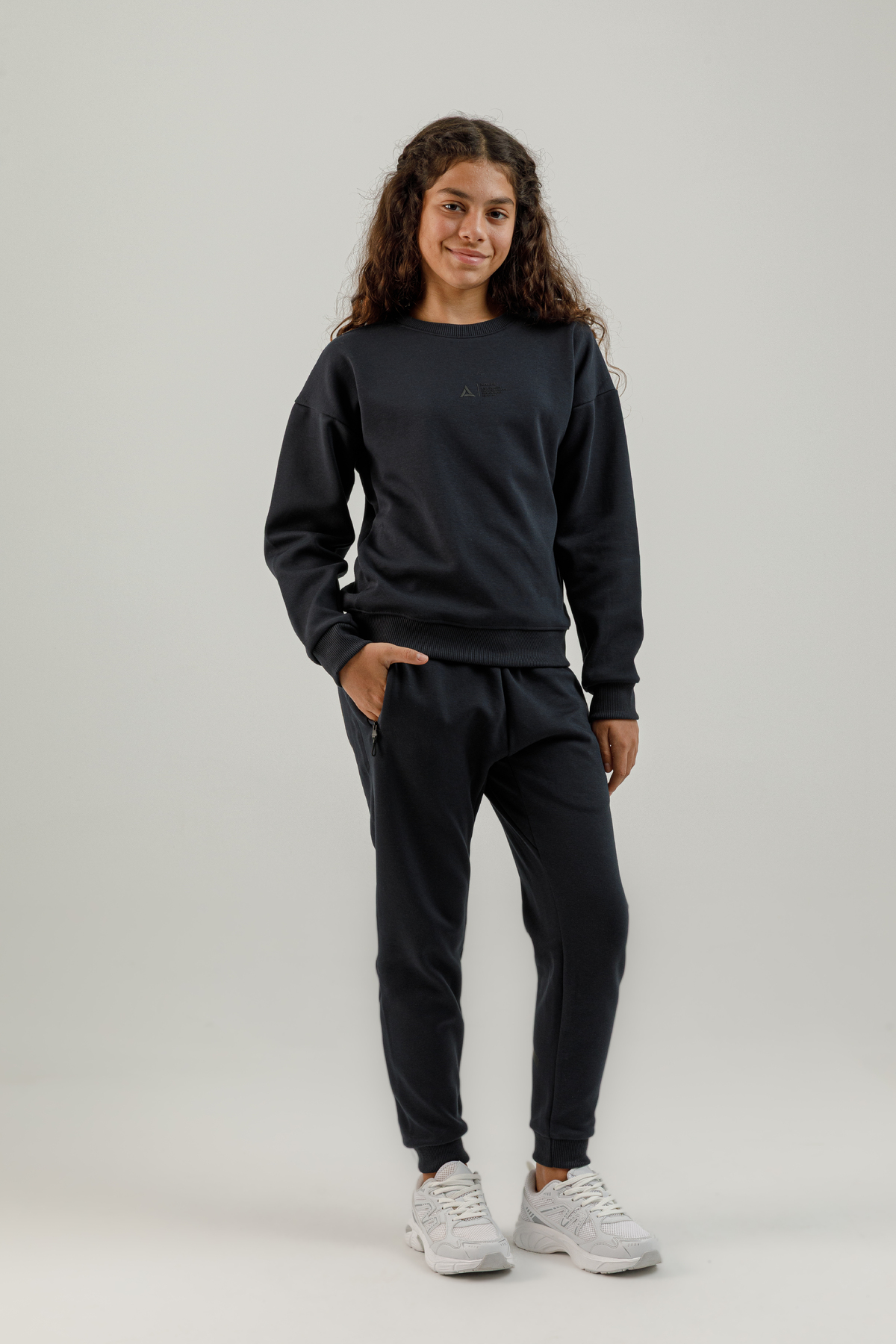 Sıfır Yaka Genç Çocuk Sweatshirt - 180013-U.01