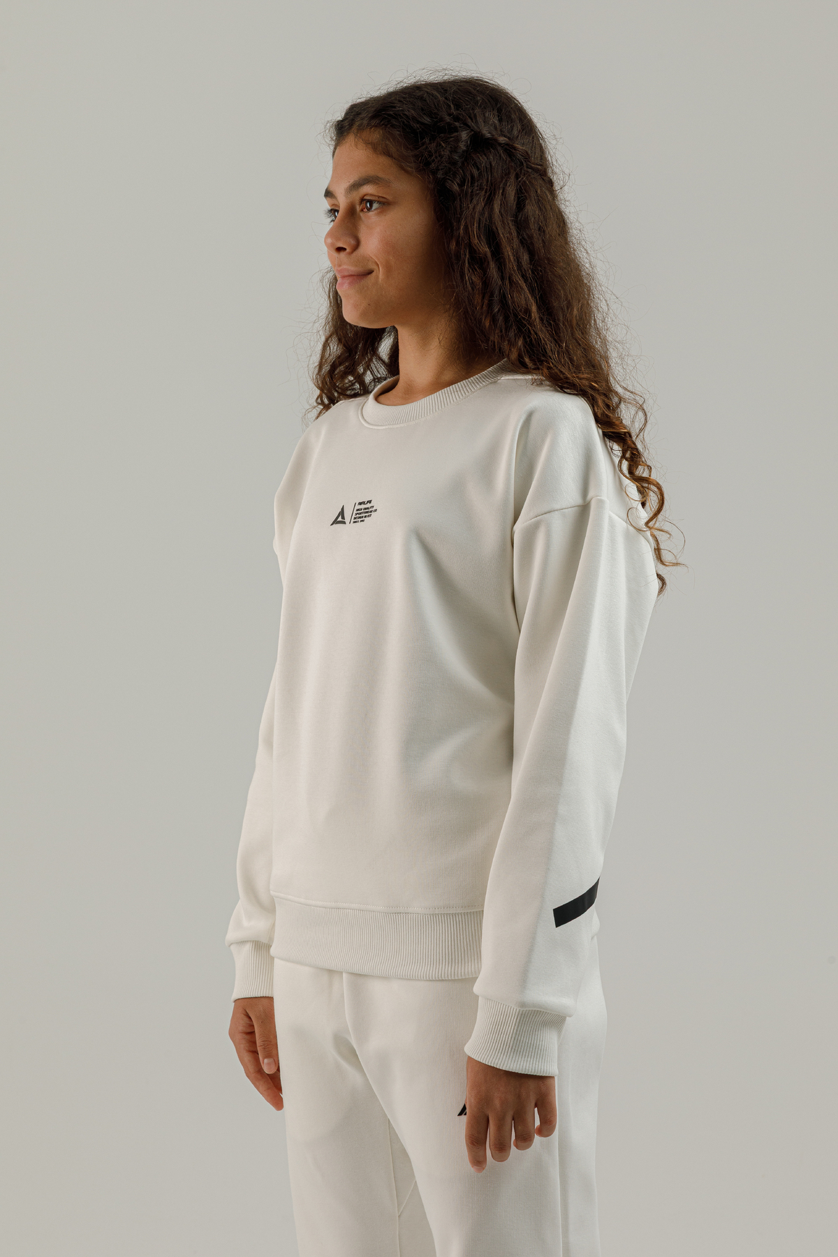 Sıfır Yaka Genç Çocuk Sweatshirt - 180013-U.01