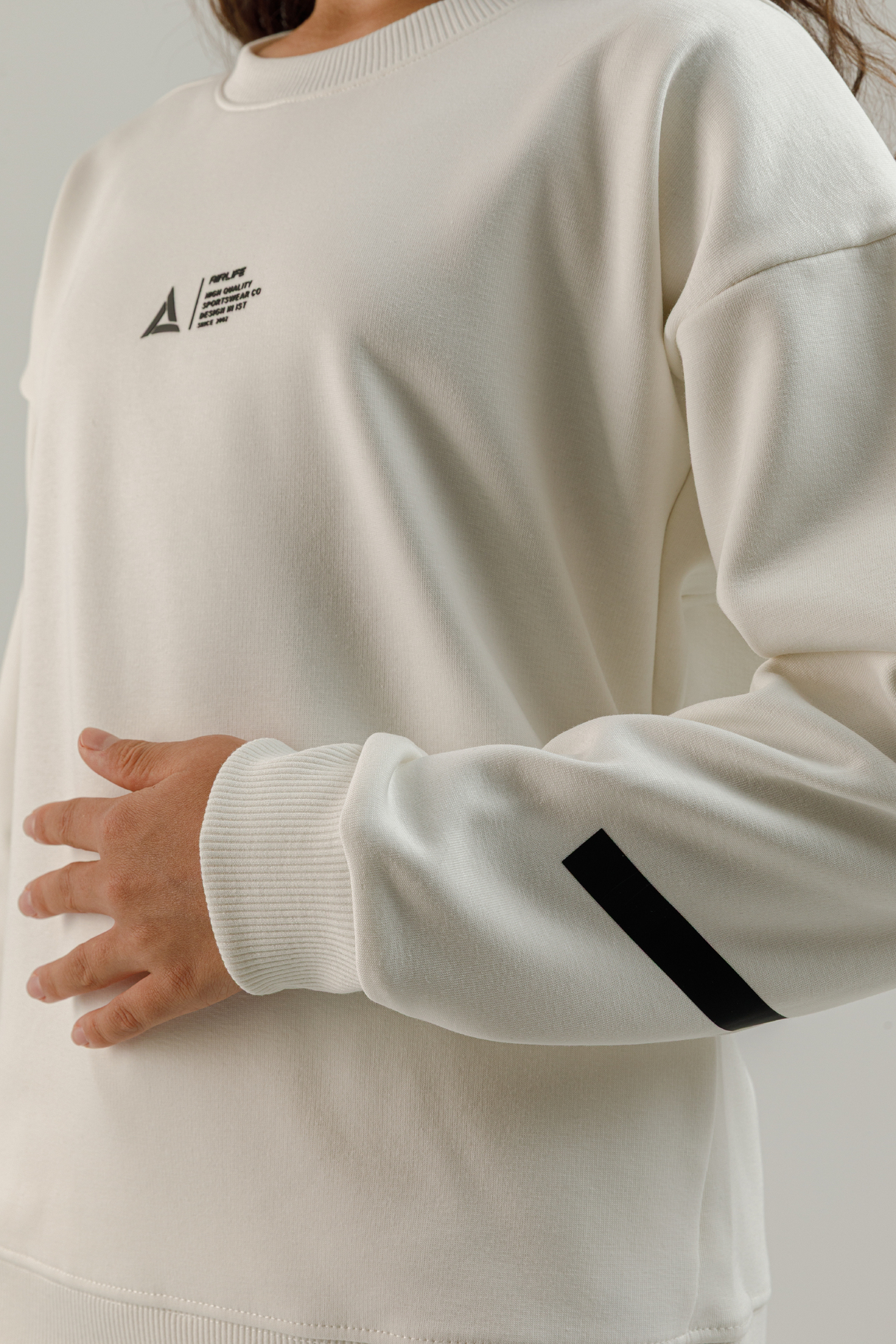 Sıfır Yaka Genç Çocuk Sweatshirt - 180013-U.01