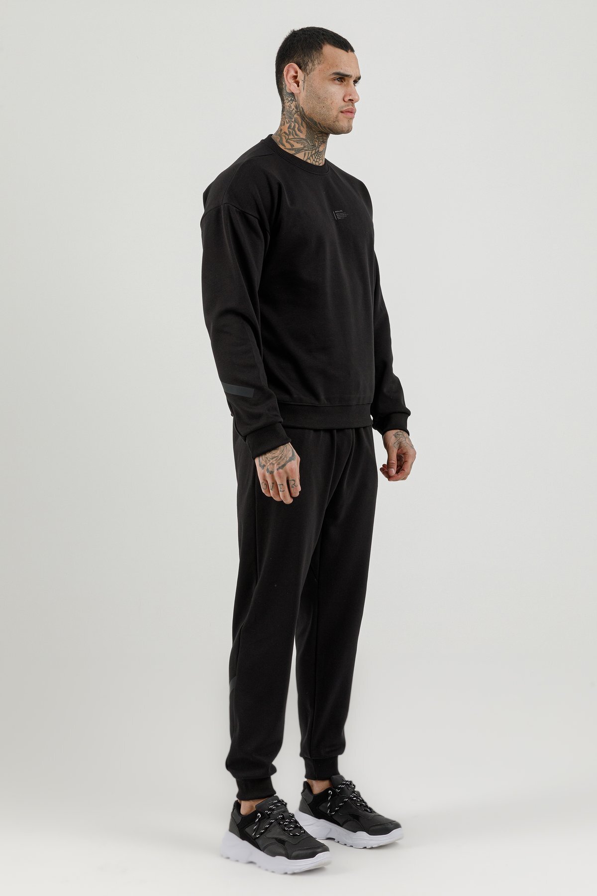 Sıfır Yaka Erkek Sweatshirt - 180011-M.02