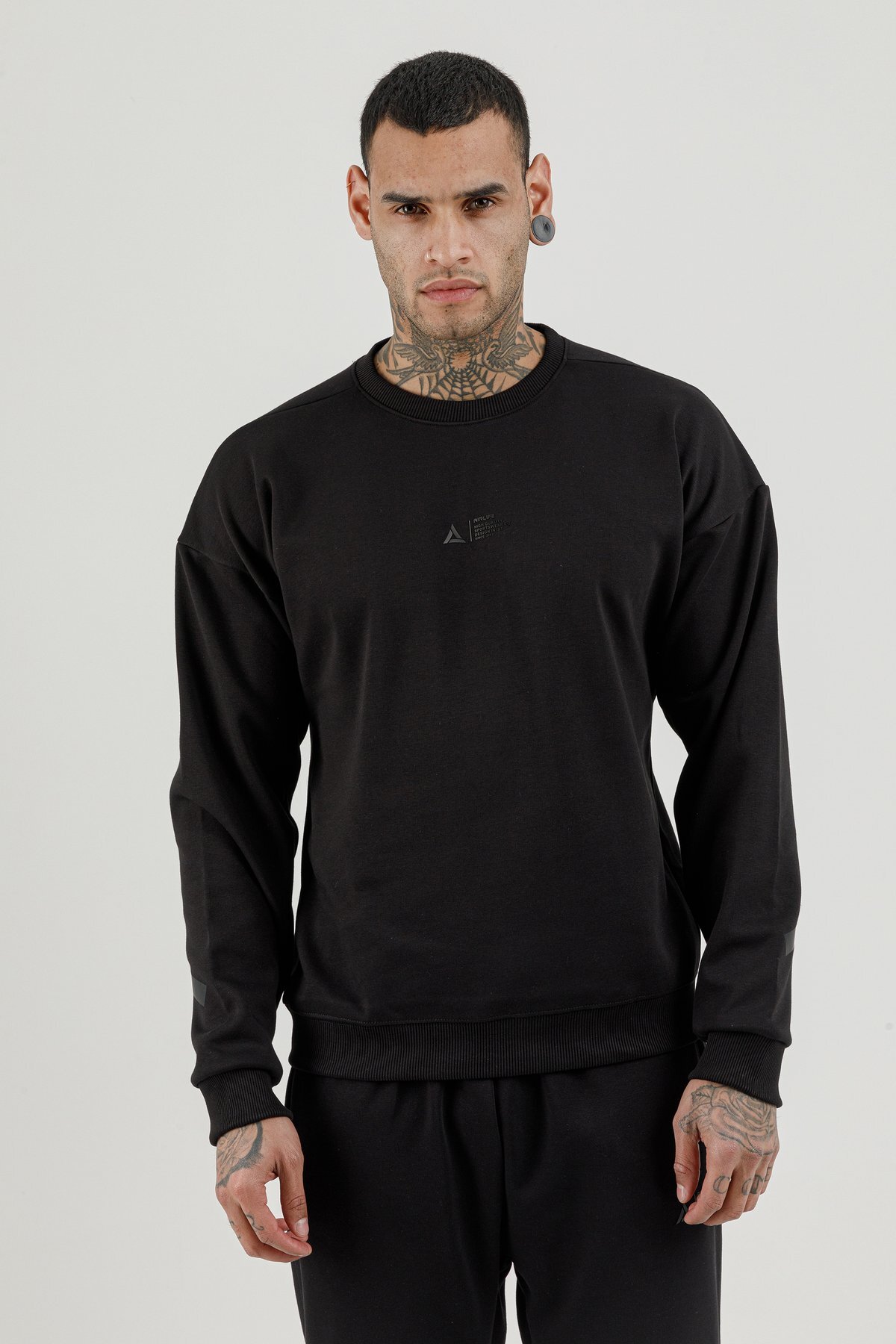 Sıfır Yaka Erkek Sweatshirt - 180011-M.02
