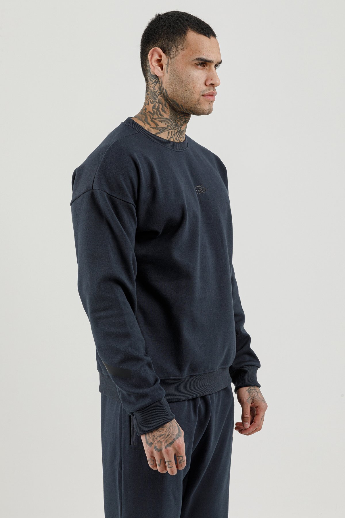 Sıfır Yaka Erkek Sweatshirt - 180011-M.02