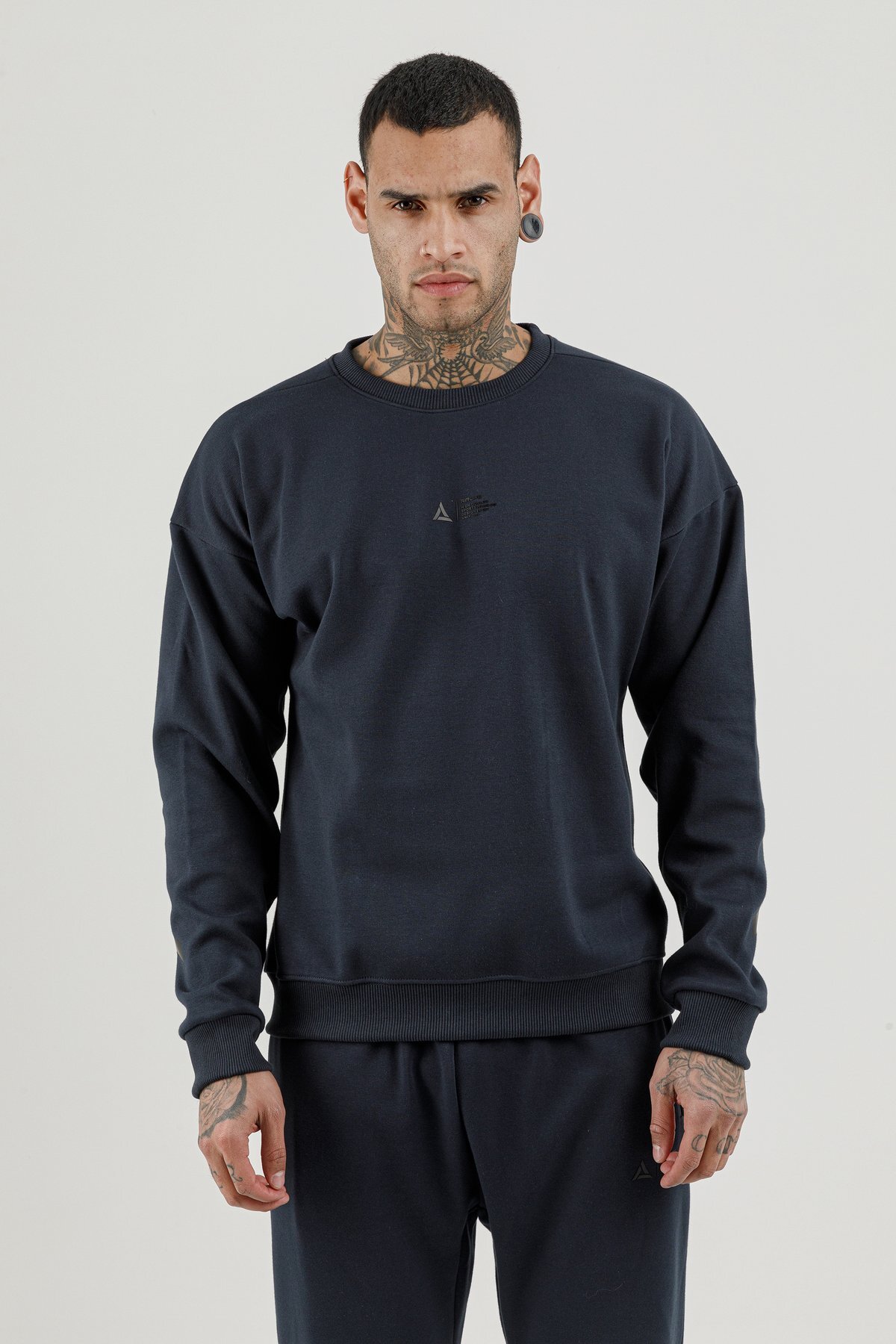 Sıfır Yaka Erkek Sweatshirt - 180011-M.02