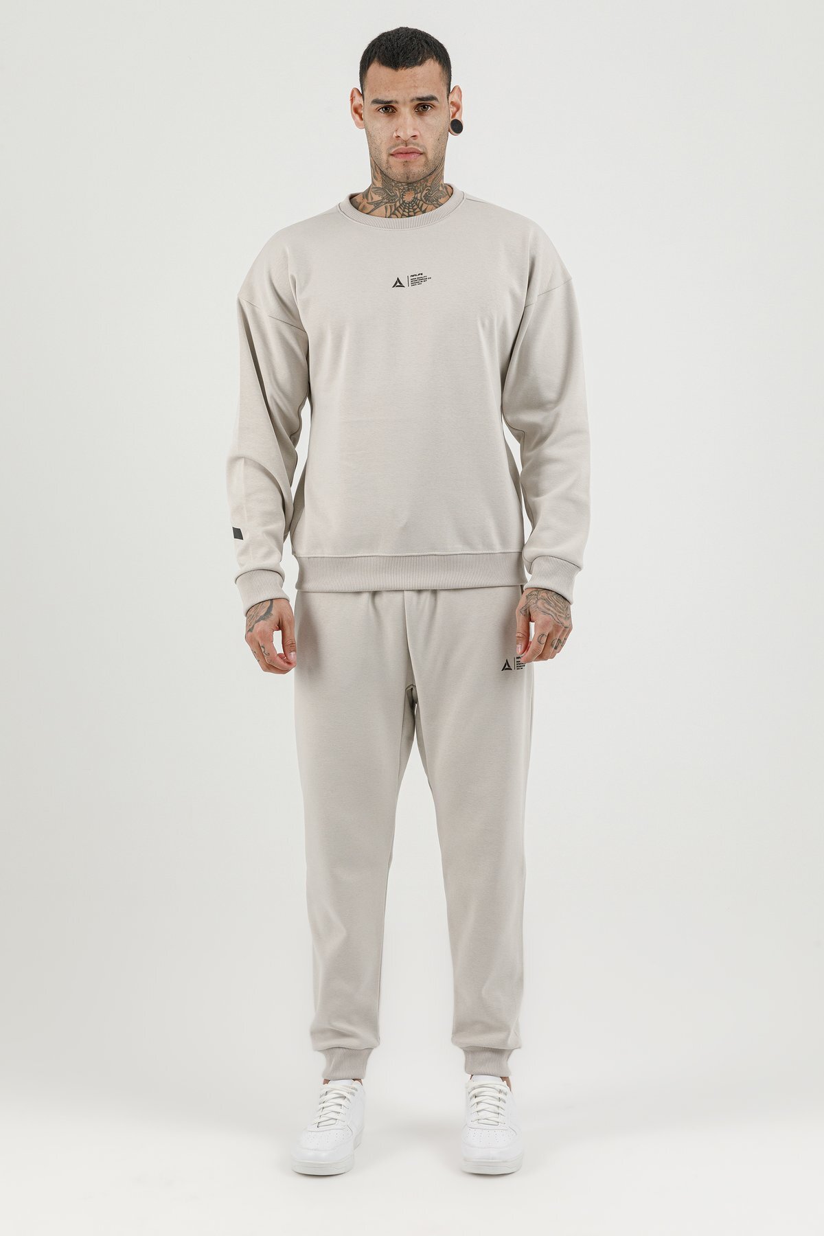 Sıfır Yaka Erkek Sweatshirt - 180011-M.02