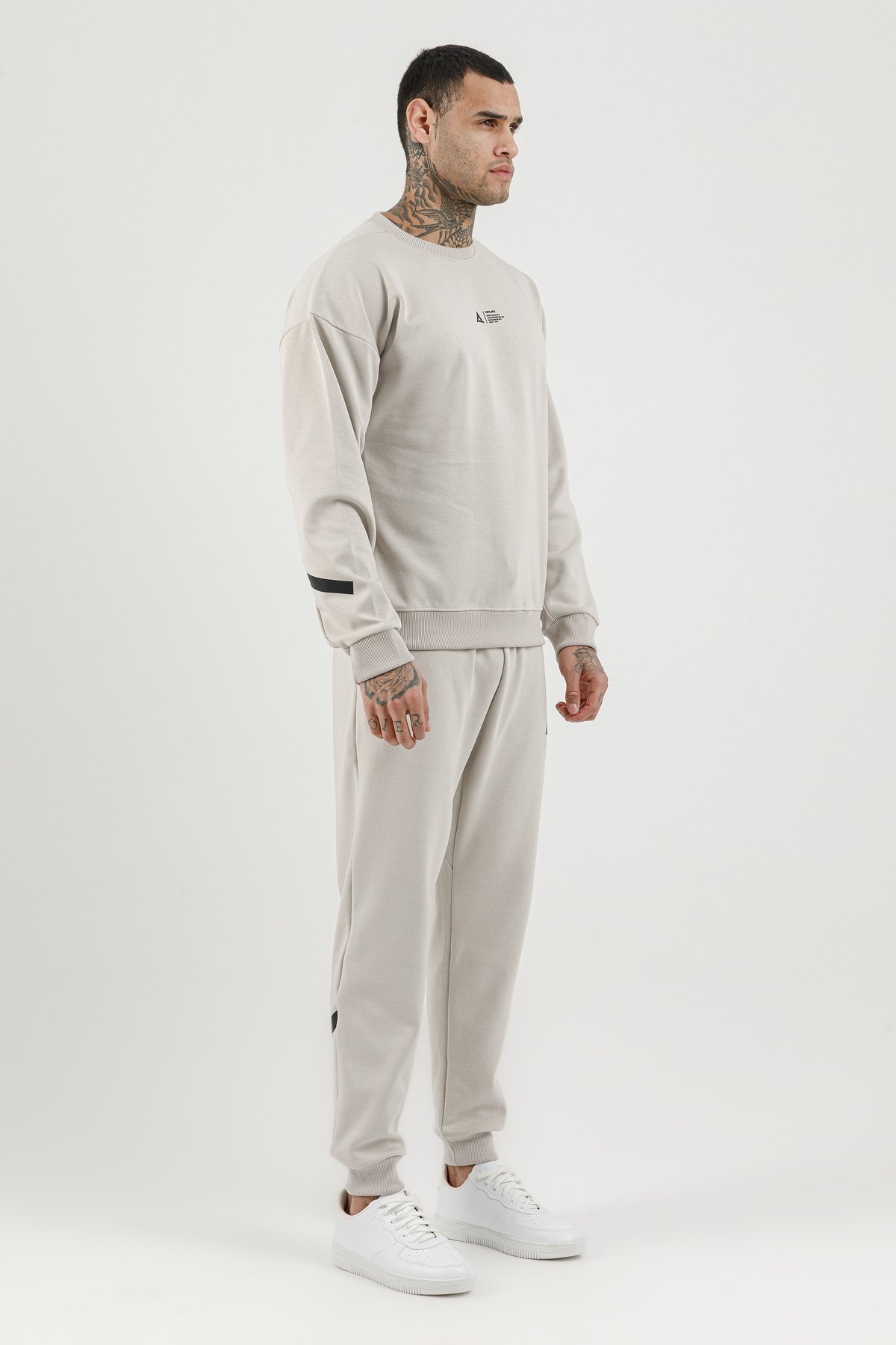 Sıfır Yaka Erkek Sweatshirt - 180011-M.02