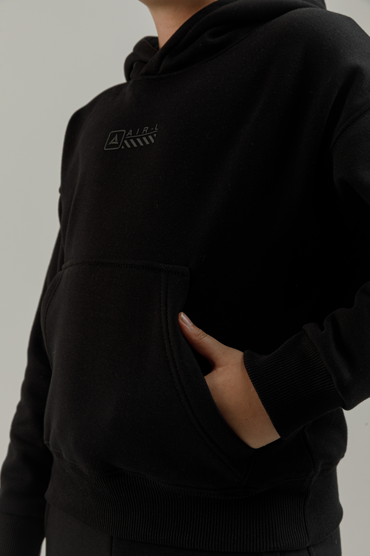 Kanguru Cepli Genç Çocuk Kapüşonlu Sweatshirt - 180024-U.01