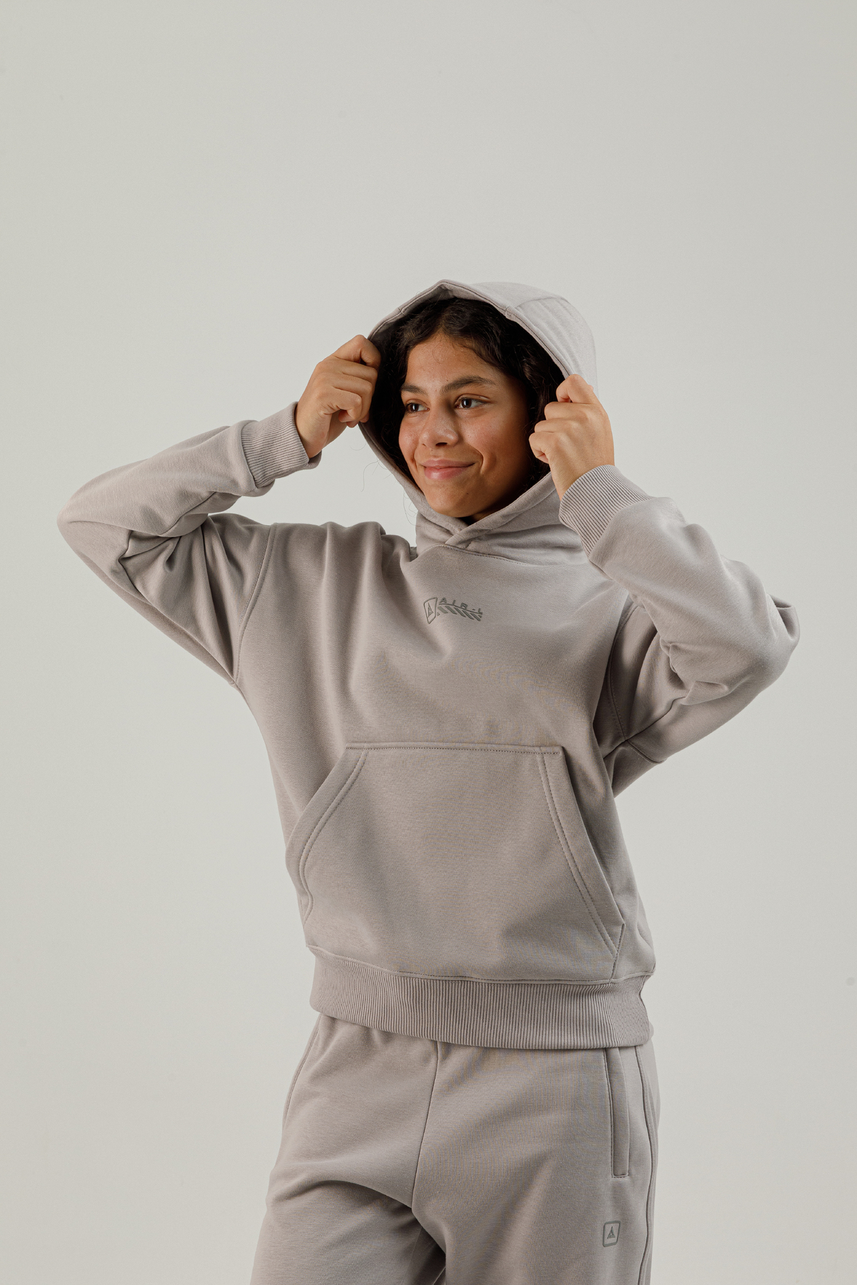 Kanguru Cepli Genç Çocuk Kapüşonlu Sweatshirt - 180024-U.01