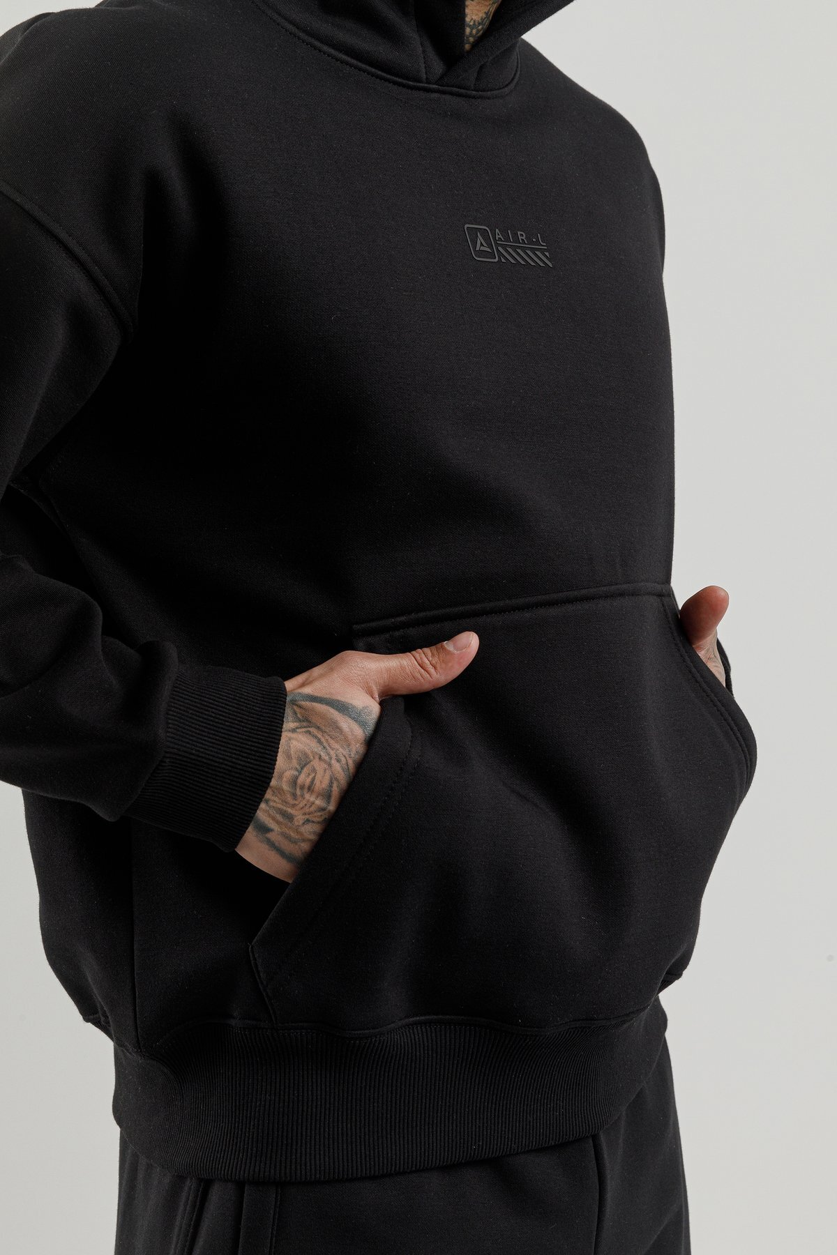 Kanguru Cepli Erkek Kapüşonlu Sweatshirt - 180018-M.02