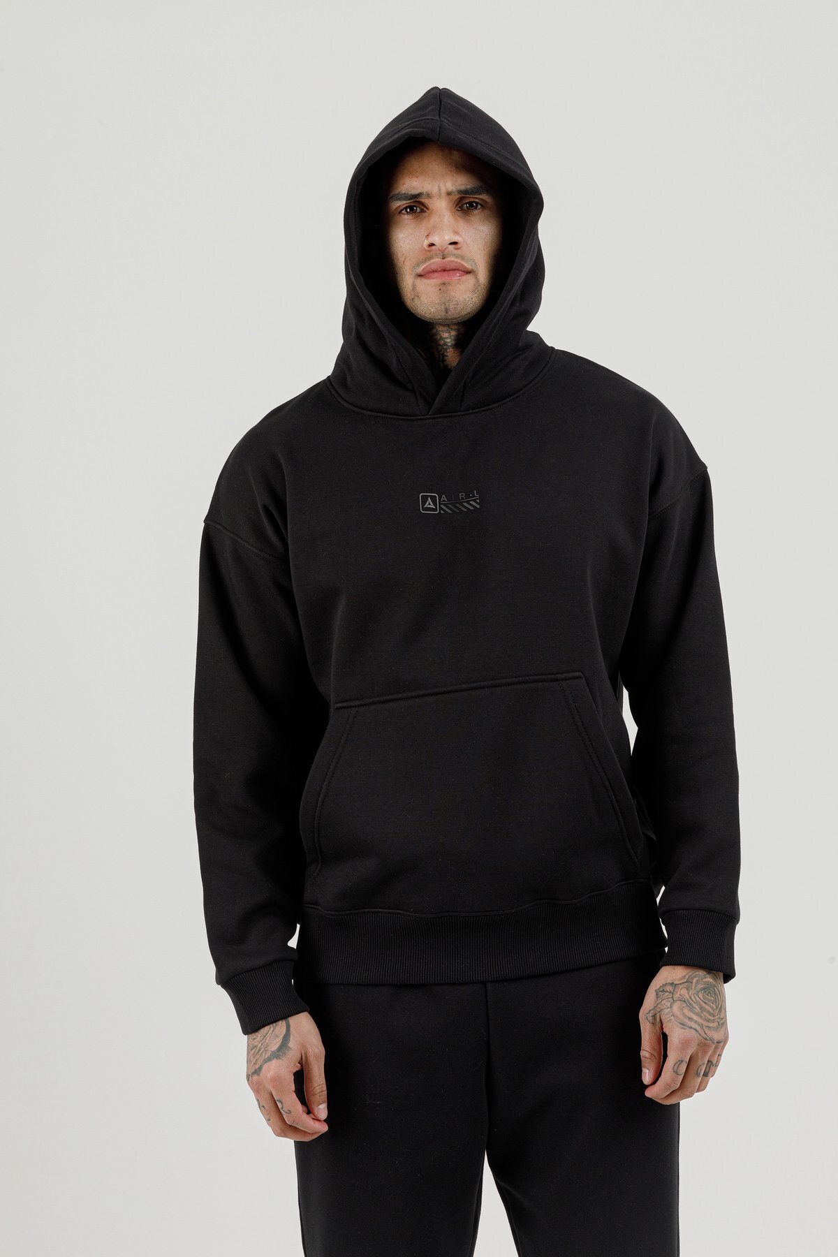 Kanguru Cepli Erkek Kapüşonlu Sweatshirt - 180018-M.02