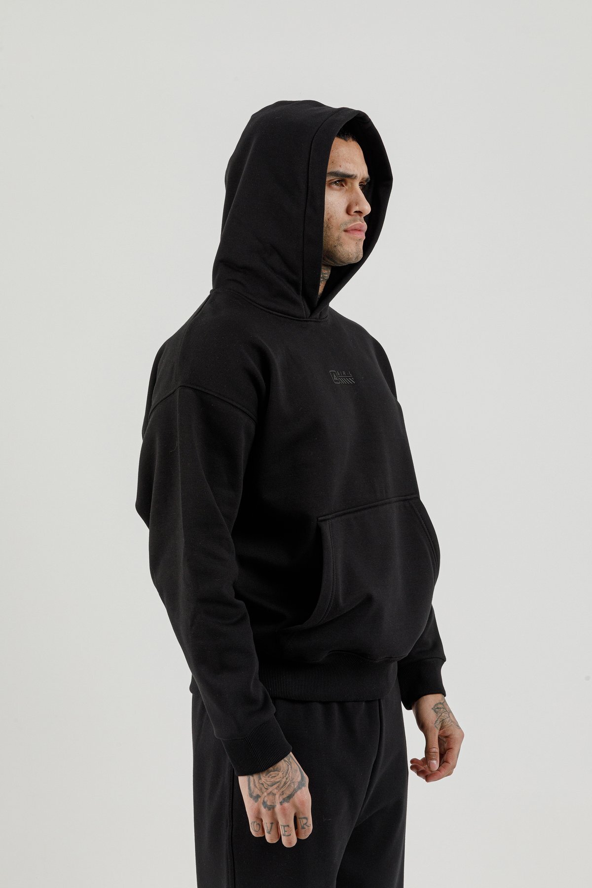 Kanguru Cepli Erkek Kapüşonlu Sweatshirt - 180018-M.02