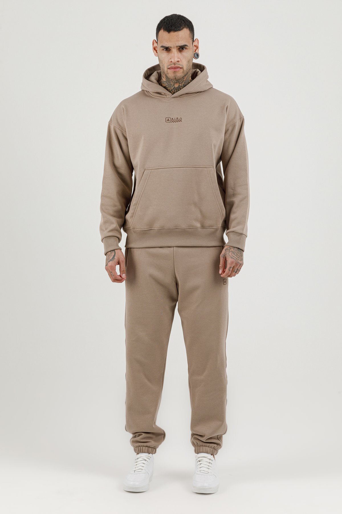 Kanguru Cepli Erkek Kapüşonlu Sweatshirt - 180018-M.02