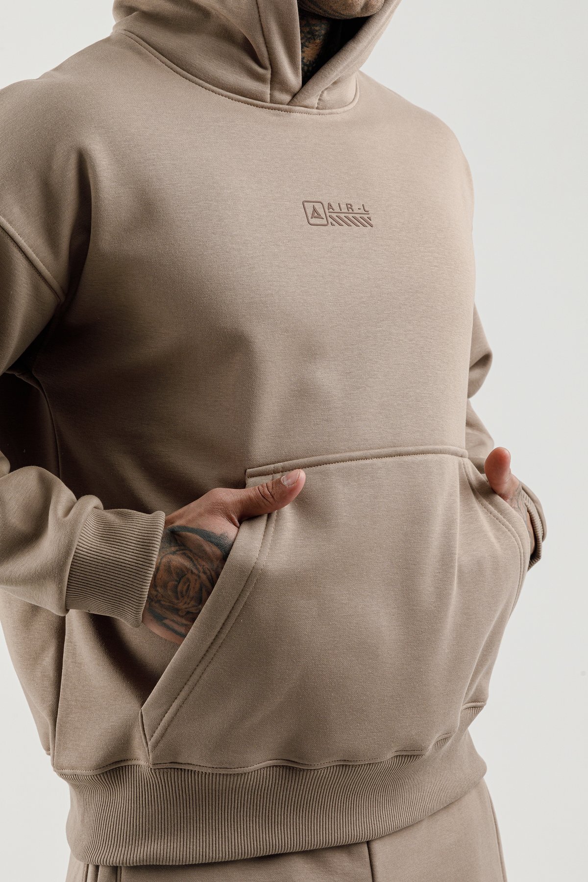 Kanguru Cepli Erkek Kapüşonlu Sweatshirt - 180018-M.02