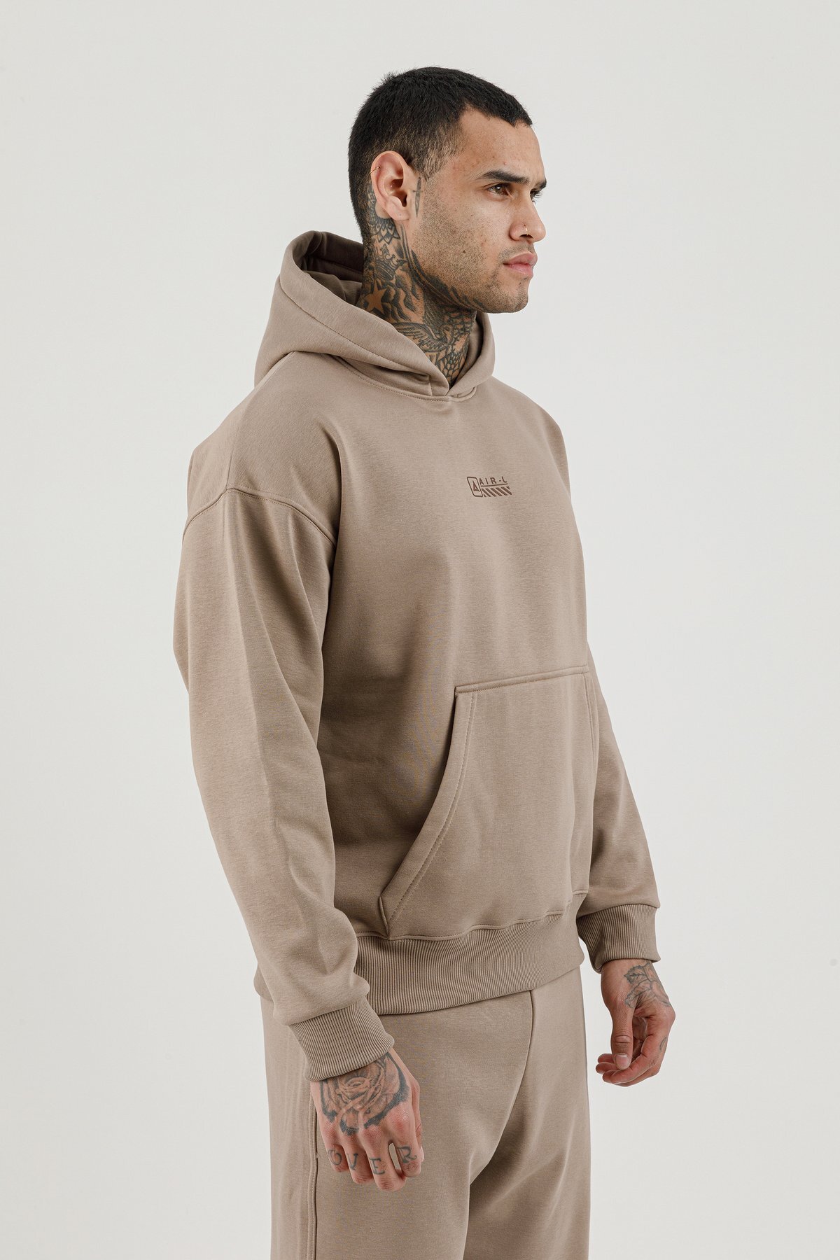 Kanguru Cepli Erkek Kapüşonlu Sweatshirt - 180018-M.02