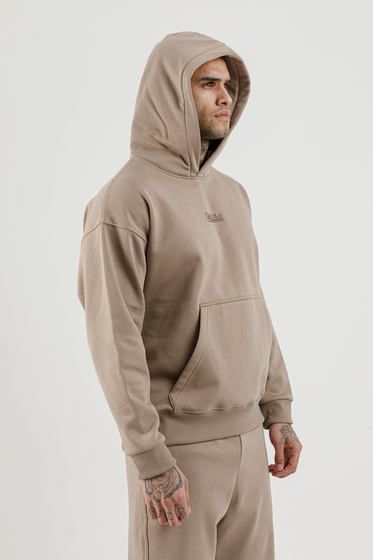 Kanguru Cepli Erkek Kapüşonlu Sweatshirt - 180018-M.02