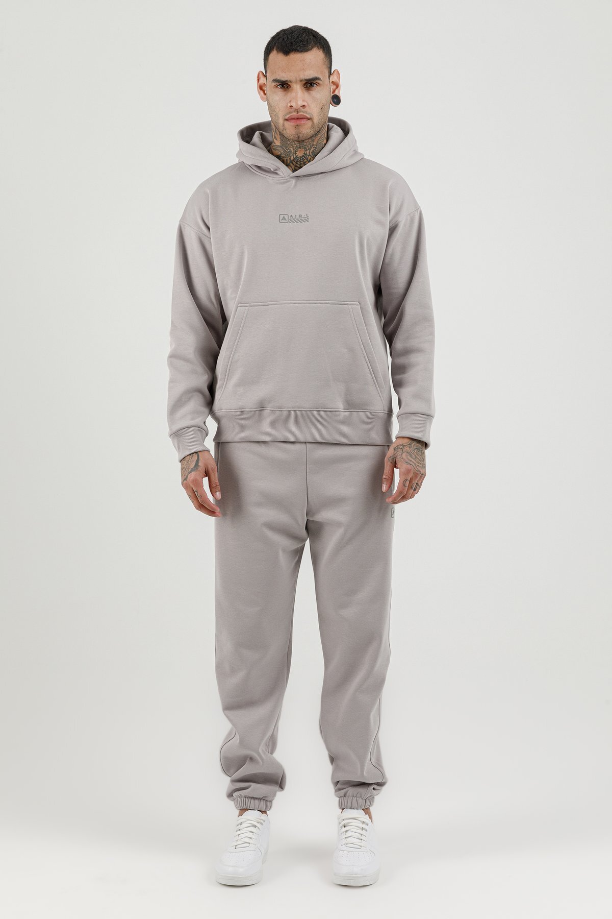 Kanguru Cepli Erkek Kapüşonlu Sweatshirt - 180018-M.02