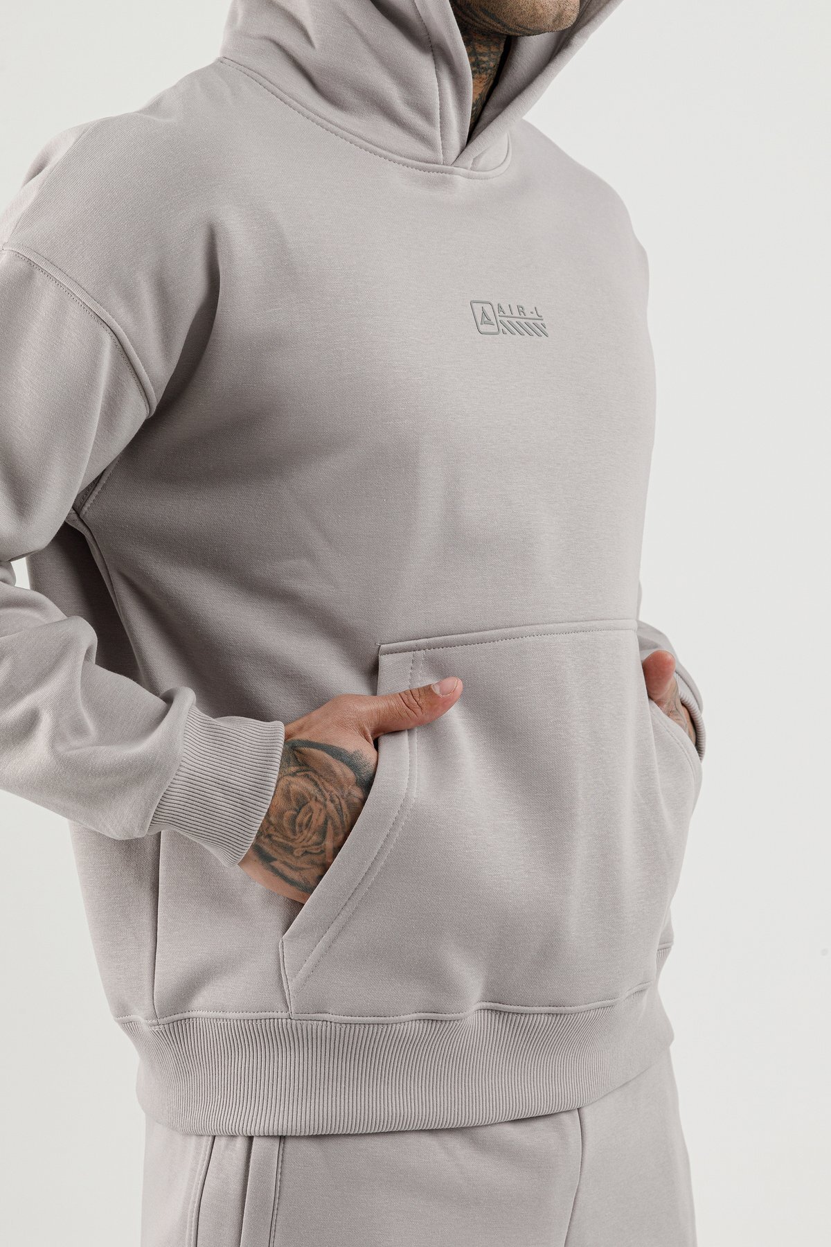 Kanguru Cepli Erkek Kapüşonlu Sweatshirt - 180018-M.02