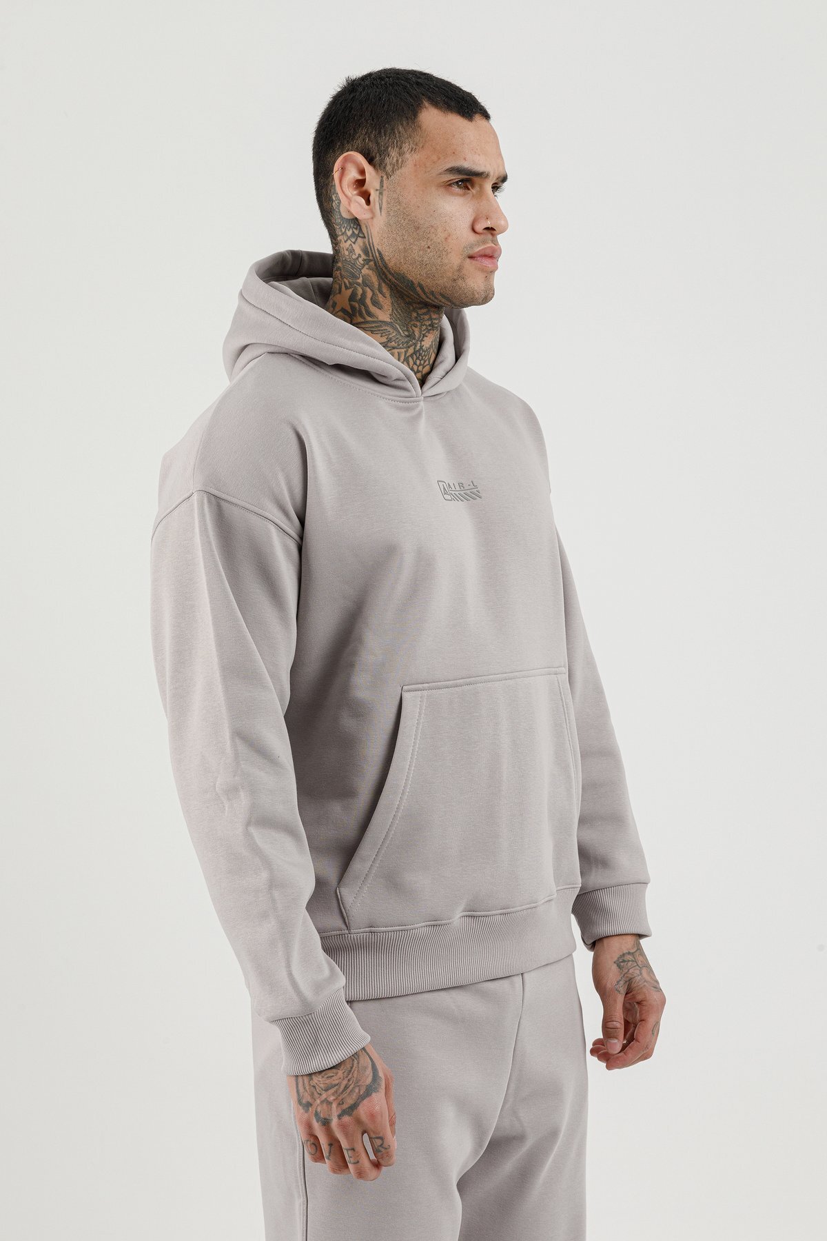 Kanguru Cepli Erkek Kapüşonlu Sweatshirt - 180018-M.02