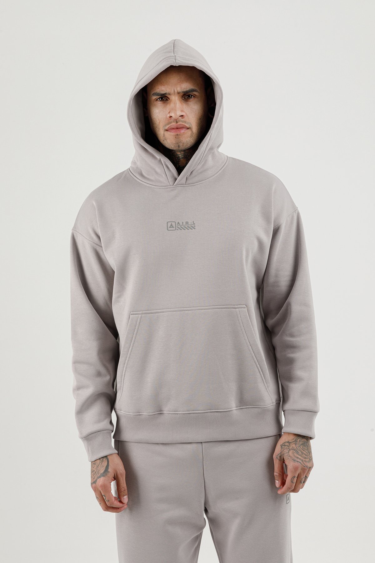 Kanguru Cepli Erkek Kapüşonlu Sweatshirt - 180018-M.02