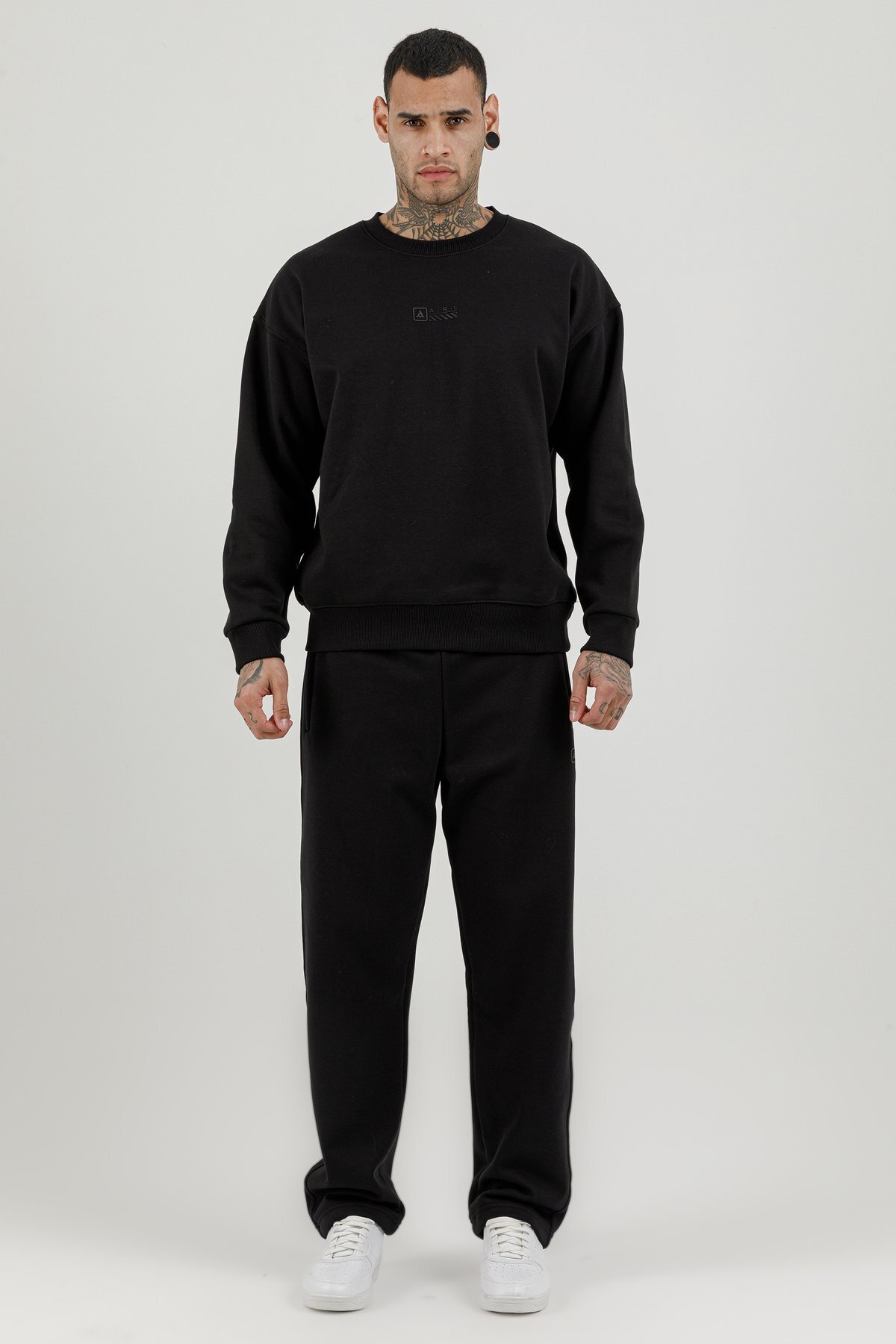 Erkek Sıfır Yaka Sweatshirt - 180017-M.02