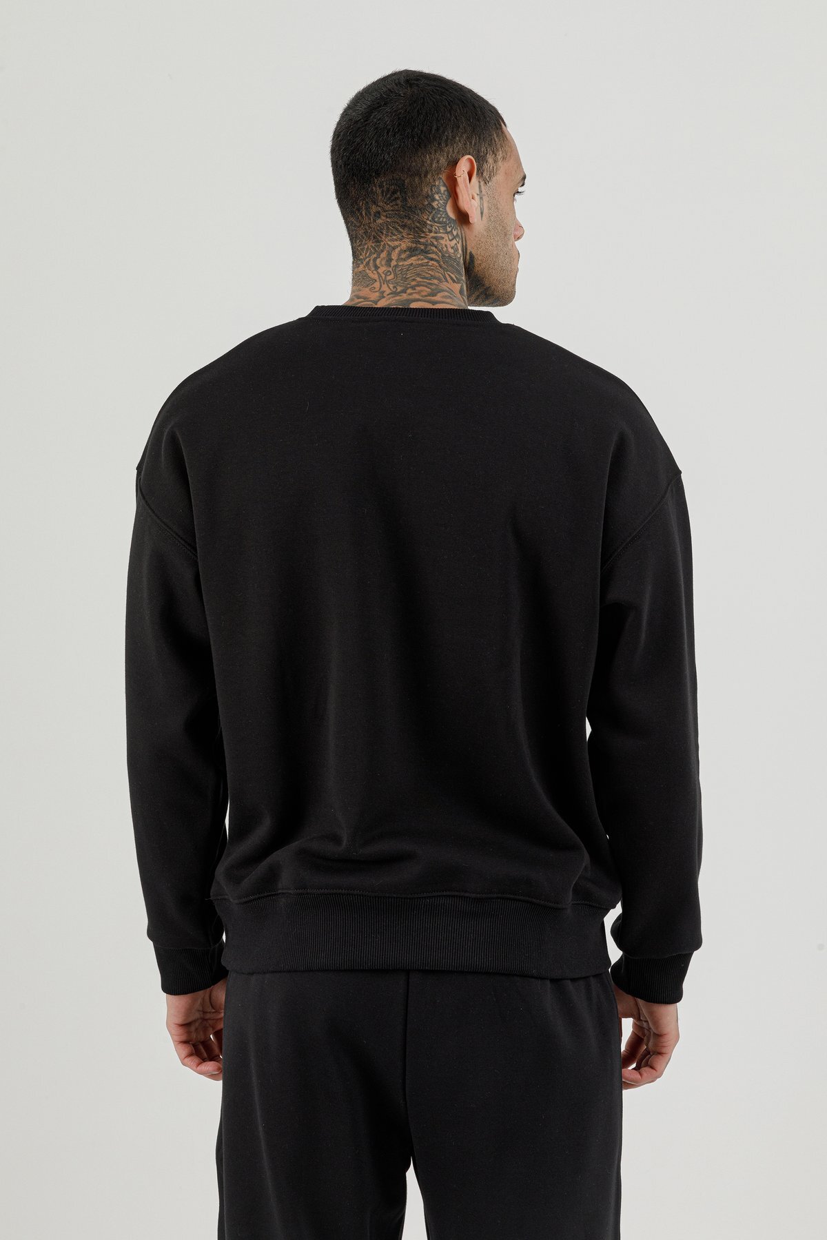 Erkek Sıfır Yaka Sweatshirt - 180017-M.02