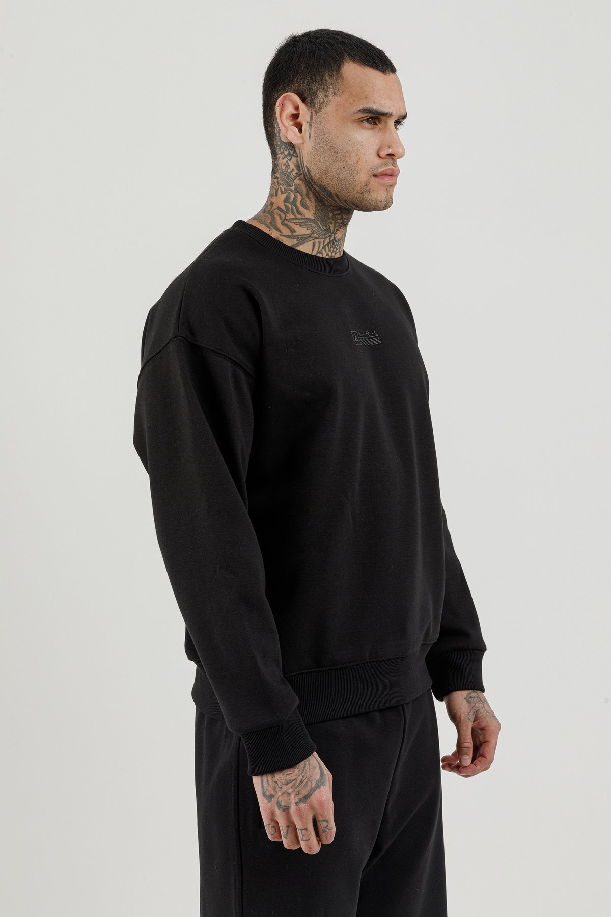 Erkek Sıfır Yaka Sweatshirt - 180017-M.02