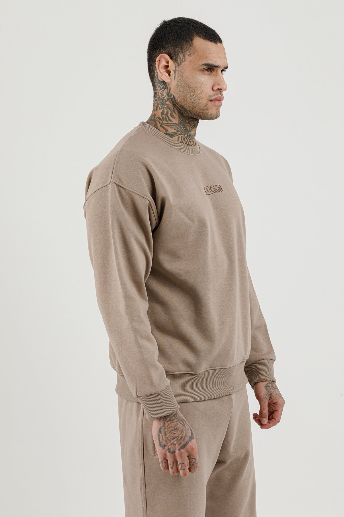 Erkek Sıfır Yaka Sweatshirt - 180017-M.02