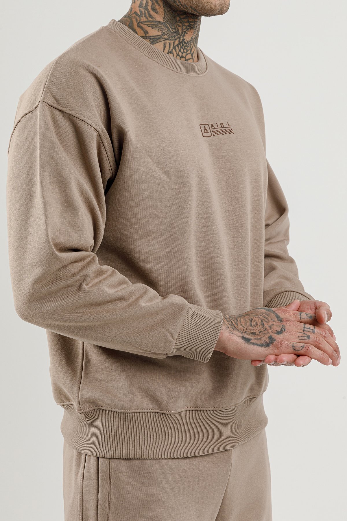 Erkek Sıfır Yaka Sweatshirt - 180017-M.02