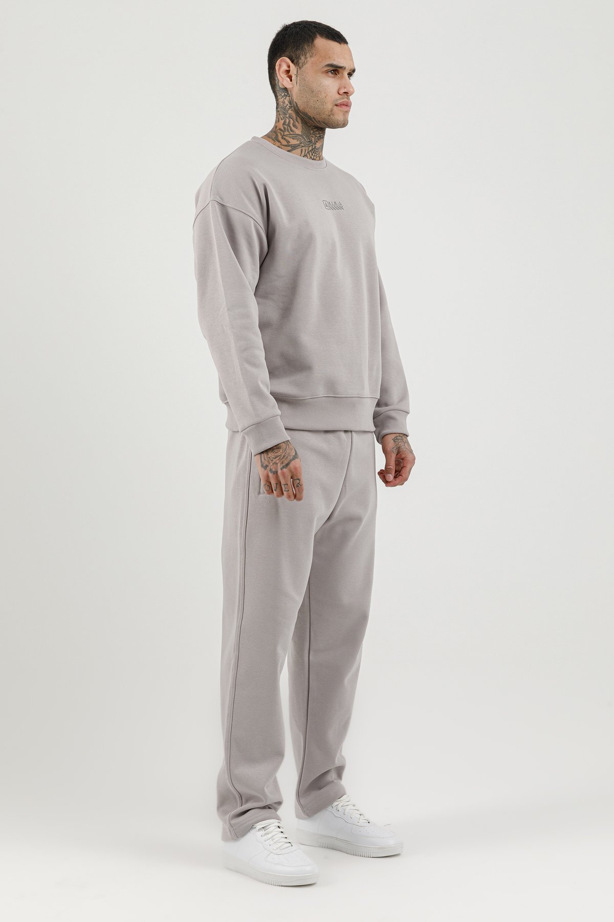 Erkek Sıfır Yaka Sweatshirt - 180017-M.02