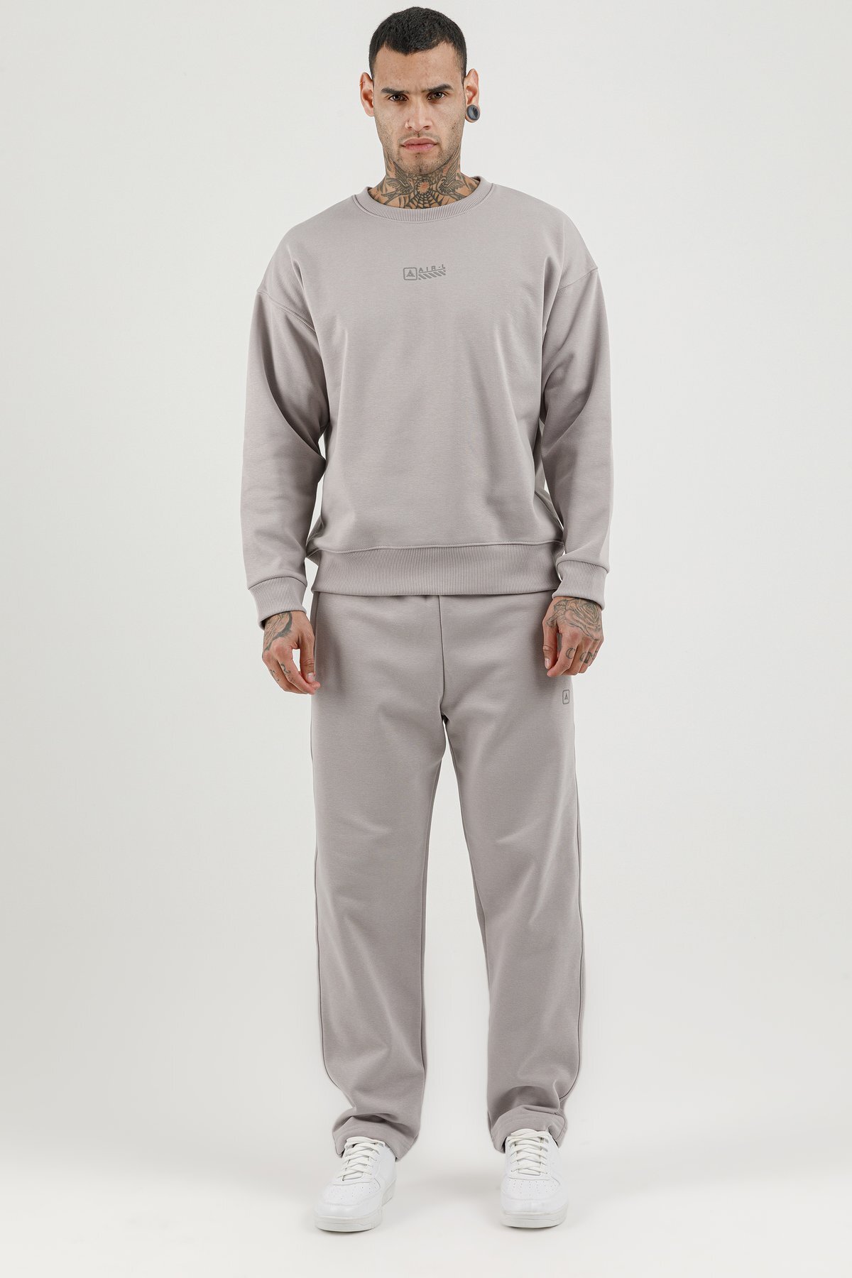 Erkek Sıfır Yaka Sweatshirt - 180017-M.02