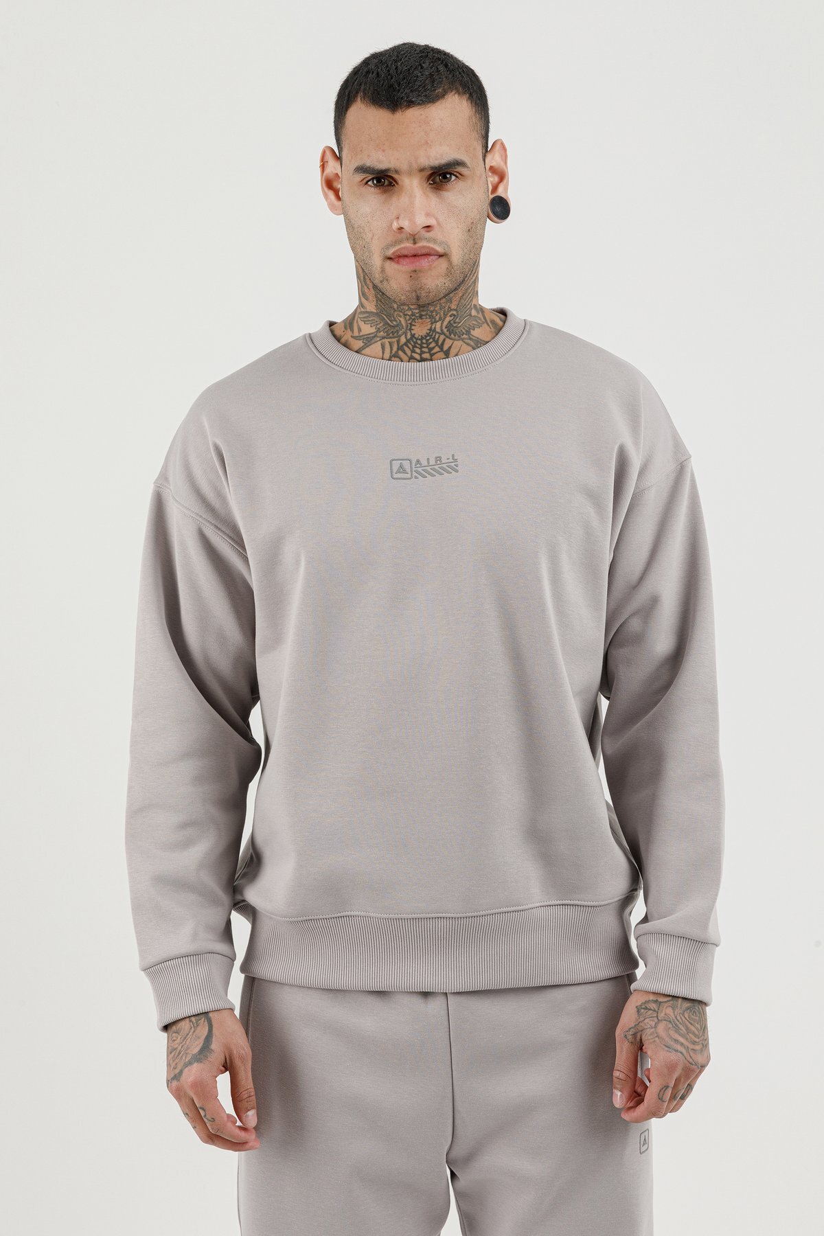Erkek Sıfır Yaka Sweatshirt - 180017-M.02