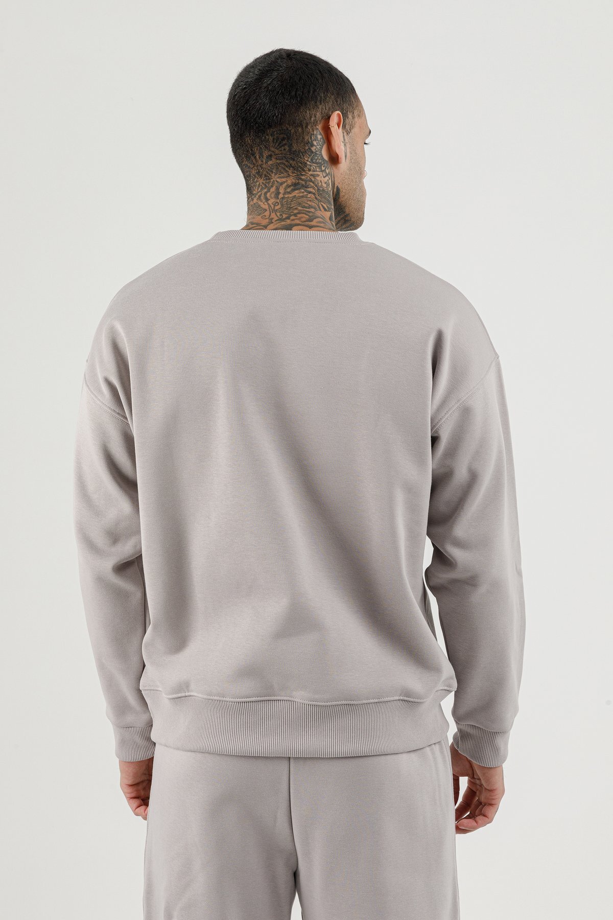 Erkek Sıfır Yaka Sweatshirt - 180017-M.02