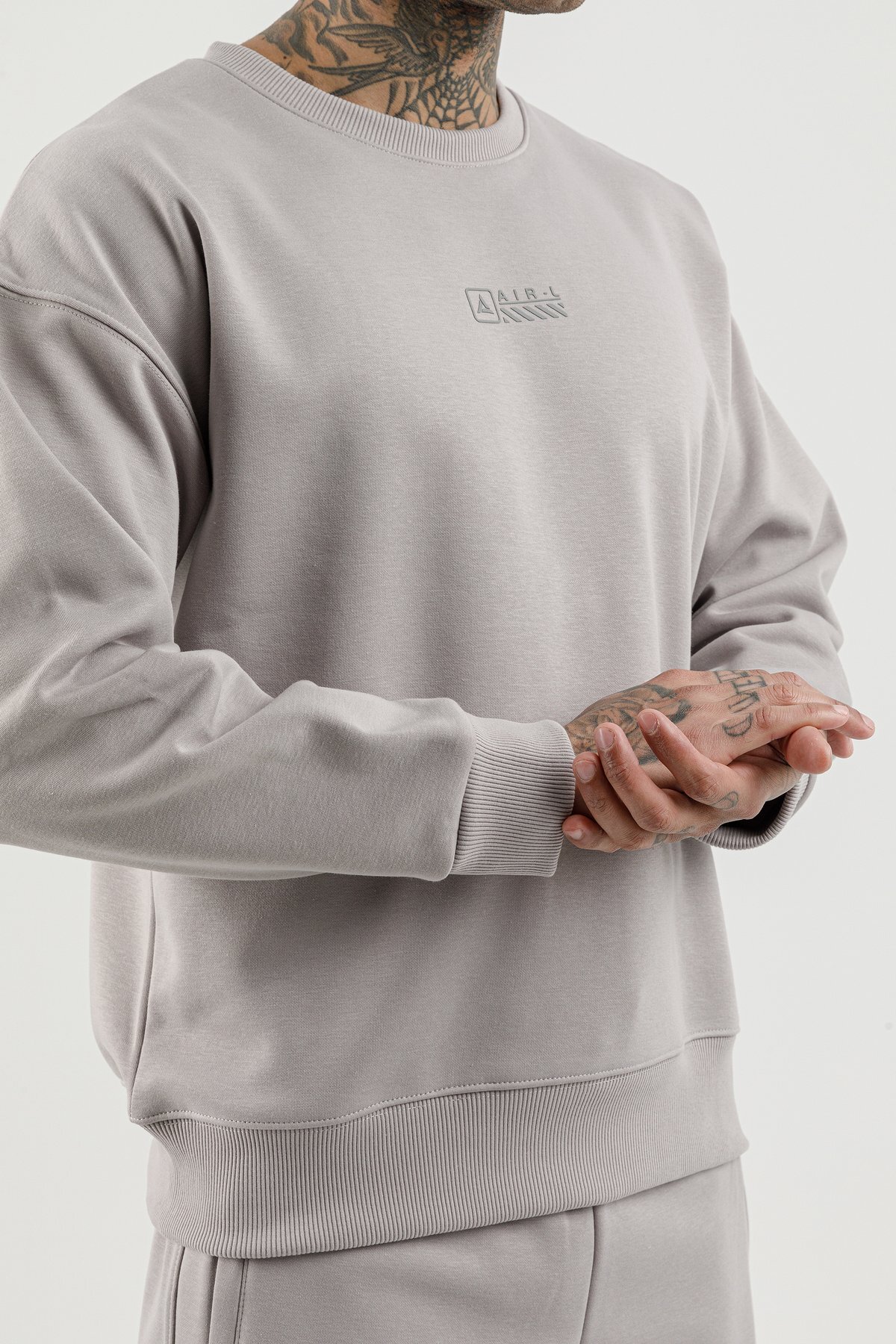 Erkek Sıfır Yaka Sweatshirt - 180017-M.02