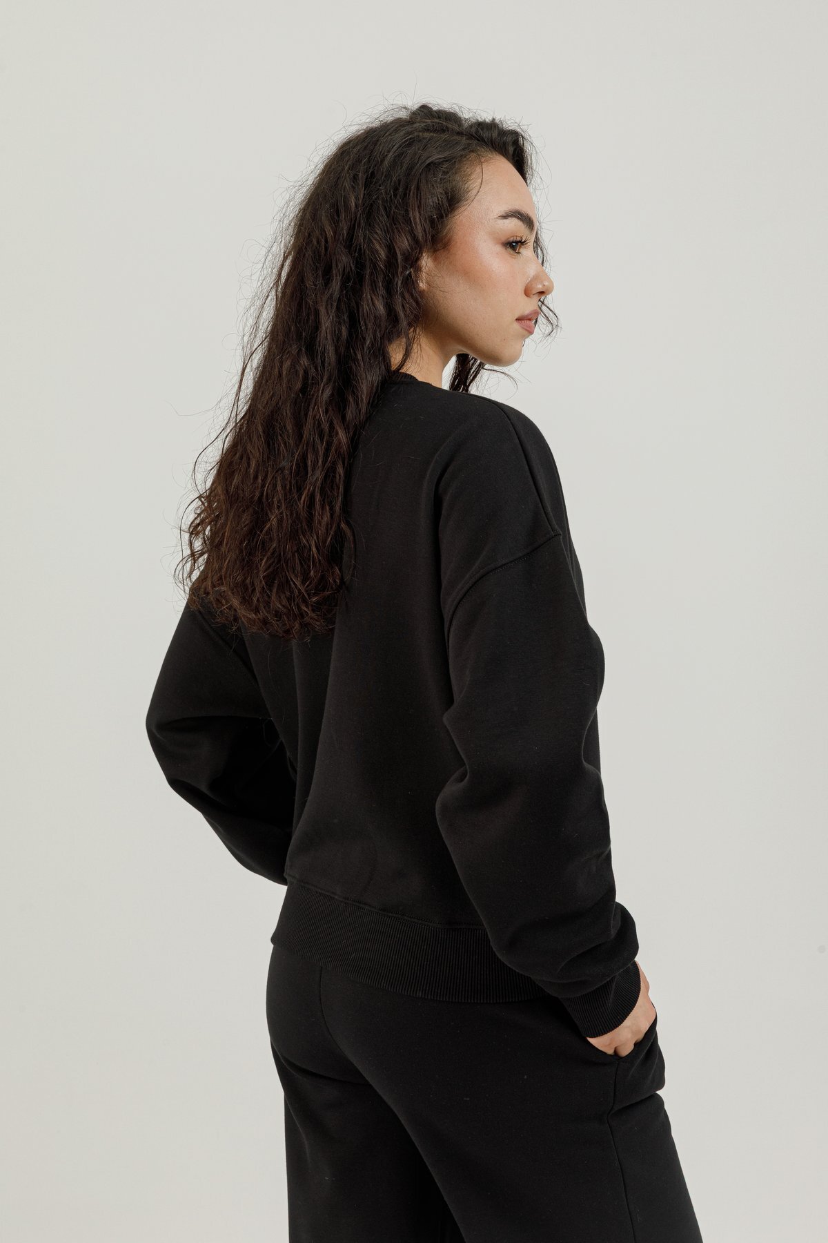 Sıfır Yaka Kadın Sweatshirt - 180020-W.02