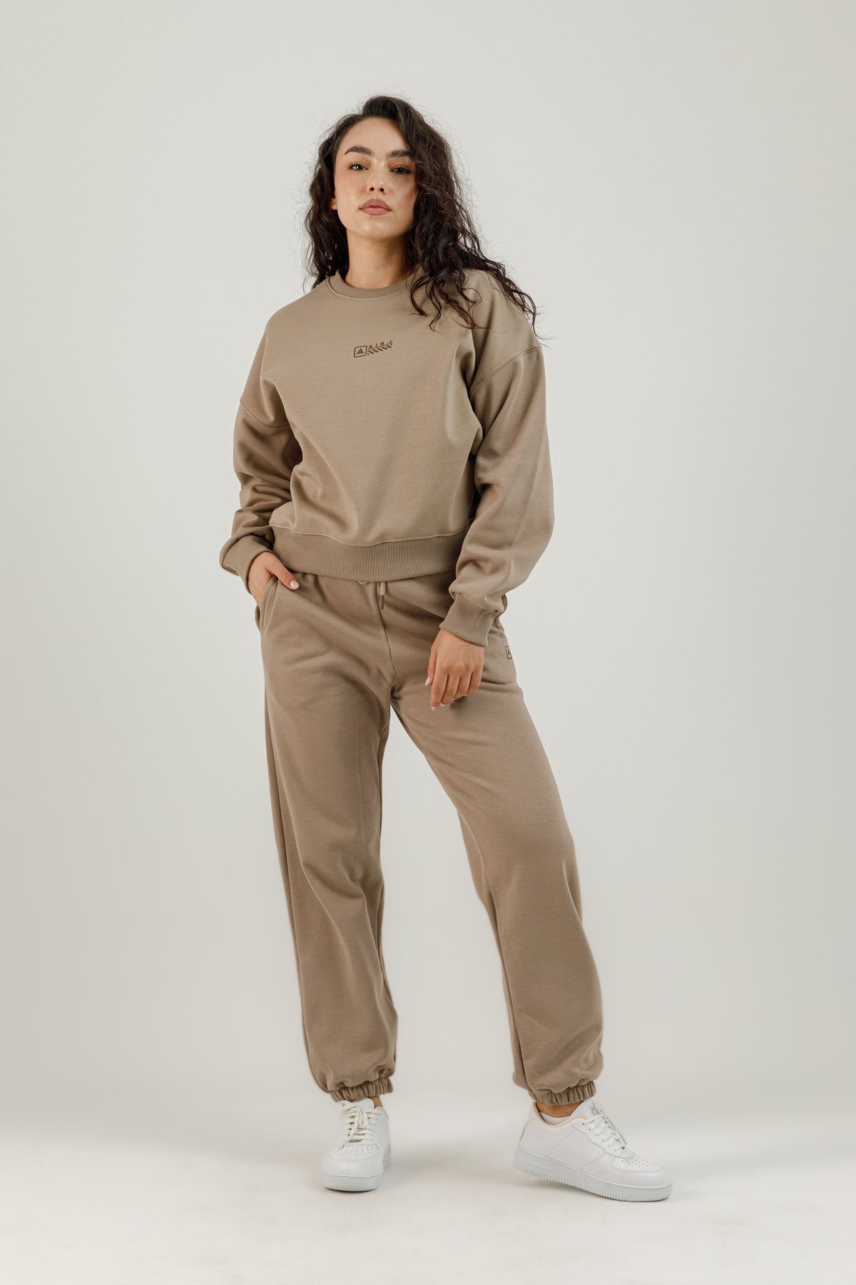 Sıfır Yaka Kadın Sweatshirt - 180020-W.02